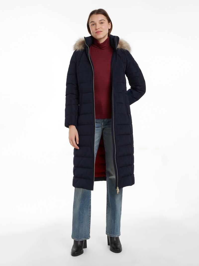 Tommy Hilfiger Steppmantel »HERITAGE DOWN TYRA MAXI WITH FUR«, mit Logopatch von TOMMY HILFIGER