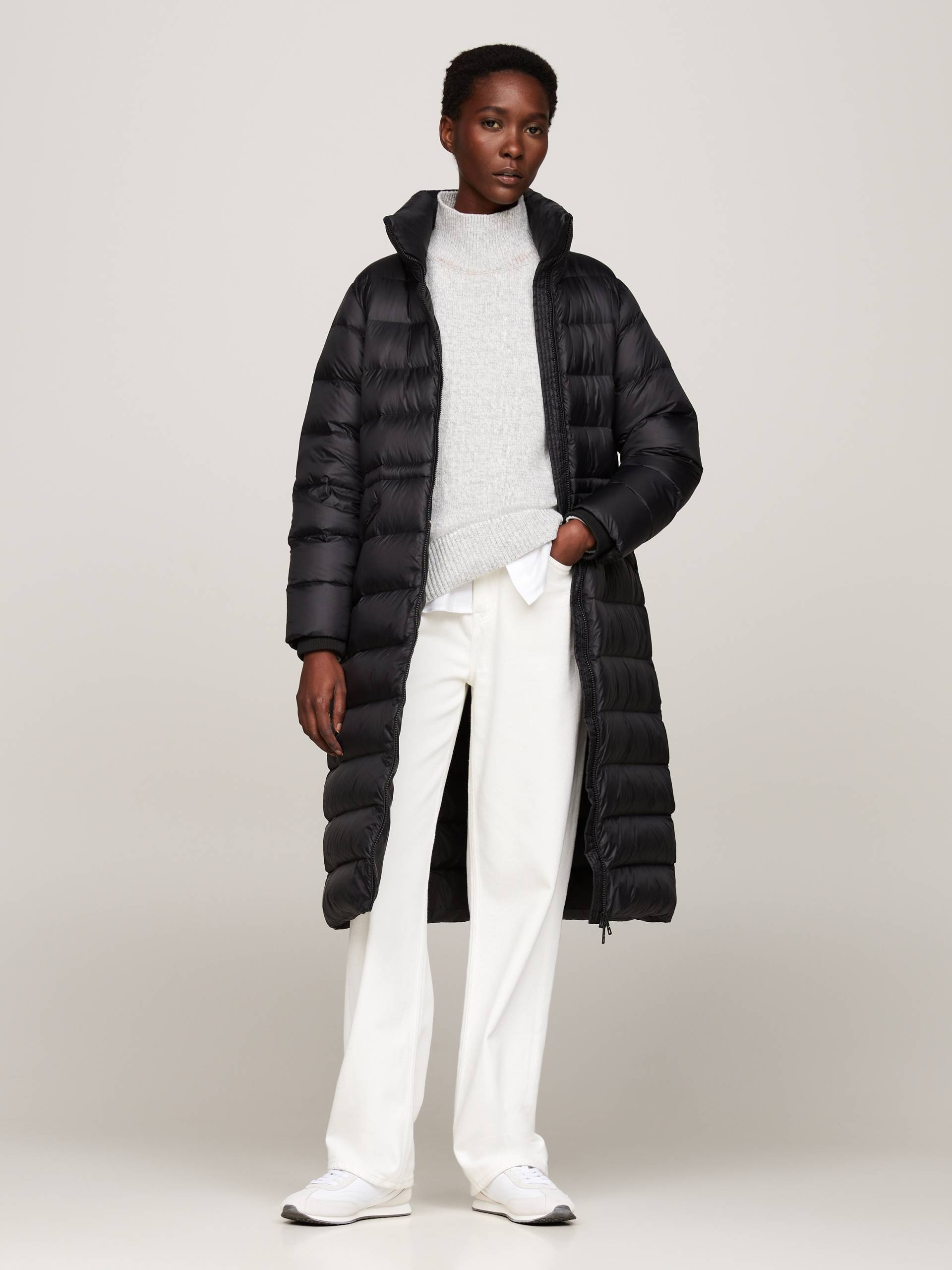 Tommy Hilfiger Steppmantel »MW DOWN FUNNEL NK MAXI COAT«, mit Funnelkragen von TOMMY HILFIGER