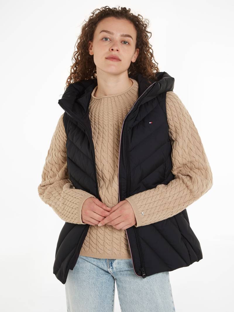 Tommy Hilfiger Steppweste »CHEVRON MW PADDED VEST«, mit mittelstarker Wattierung und Tommy Hilfiger Markenlabel von TOMMY HILFIGER