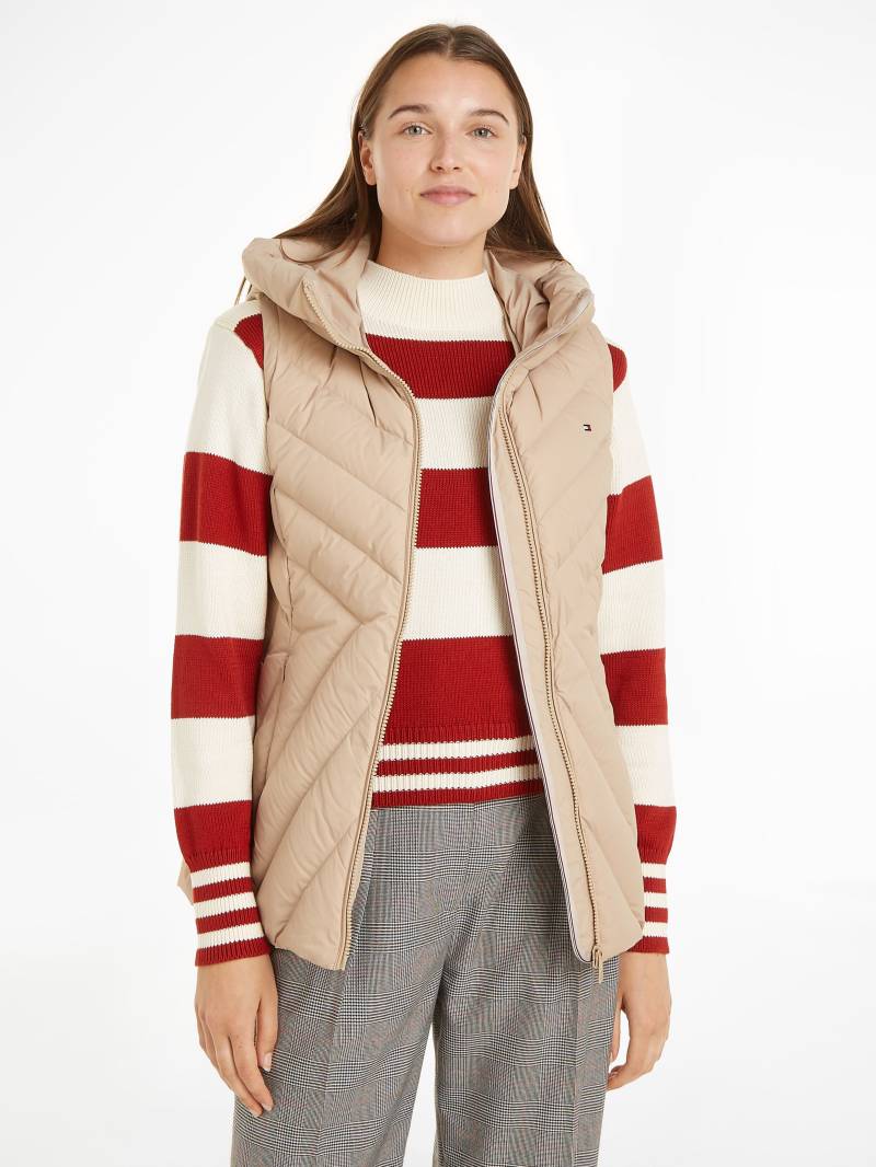 Tommy Hilfiger Steppweste »CHEVRON MW PADDED VEST«, mit mittelstarker Wattierung und Tommy Hilfiger Markenlabel von TOMMY HILFIGER