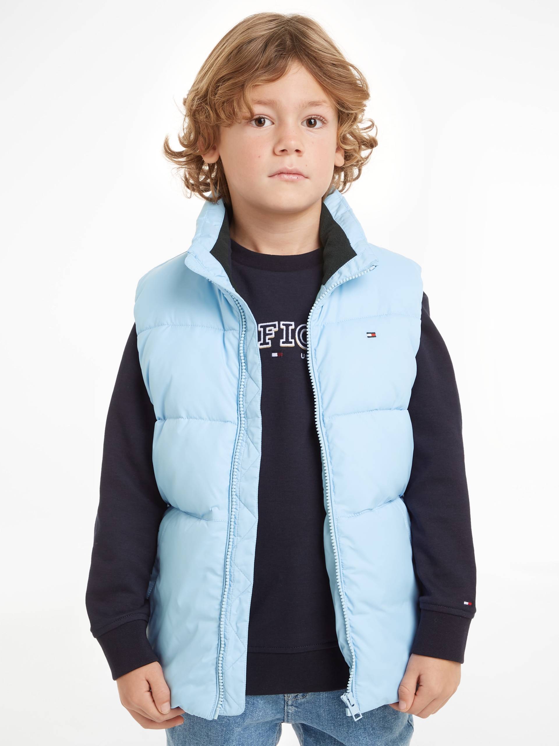 Tommy Hilfiger Steppweste »ESSENTIAL PADDED VEST«, Kinder bis 16 Jahre mit Logostickerei von TOMMY HILFIGER