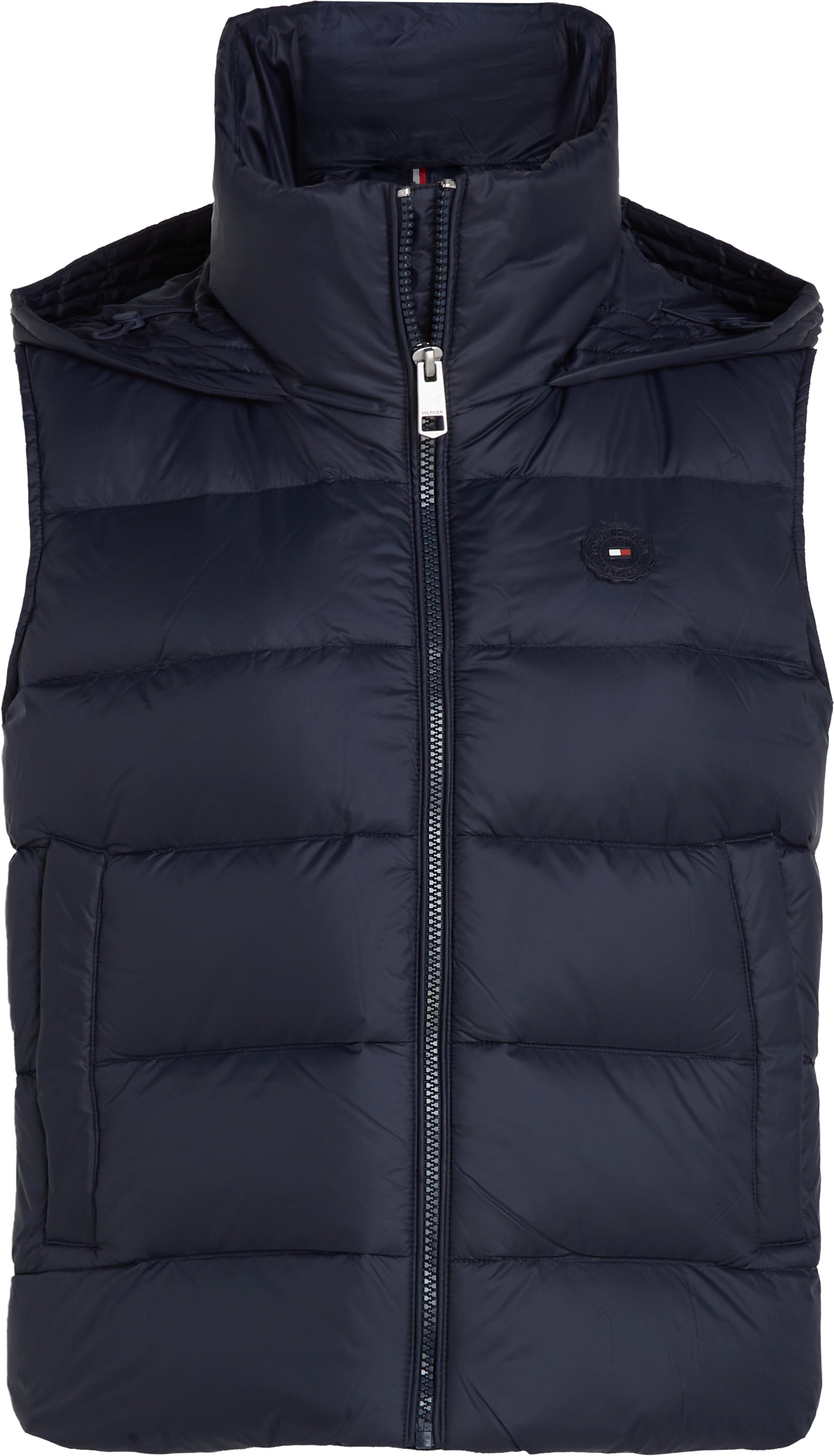 Tommy Hilfiger Steppweste »LW DOWN CASUAL VEST«, mit Logopatch von TOMMY HILFIGER