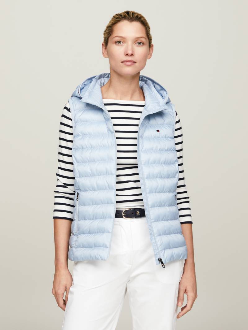 Tommy Hilfiger Steppweste »LW PADDED GLOBAL STRIPE VEST«, (Global Serie TH WOMEN), mit Elastic-Band von TOMMY HILFIGER