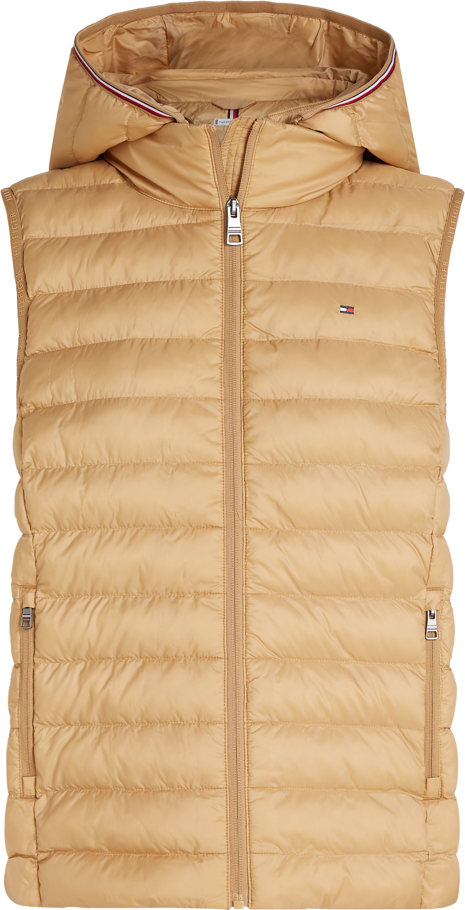 Tommy Hilfiger Steppweste »LW PADDED GLOBAL STRIPE VEST«, (Global Serie TH WOMEN), mit Elastic-Band von TOMMY HILFIGER