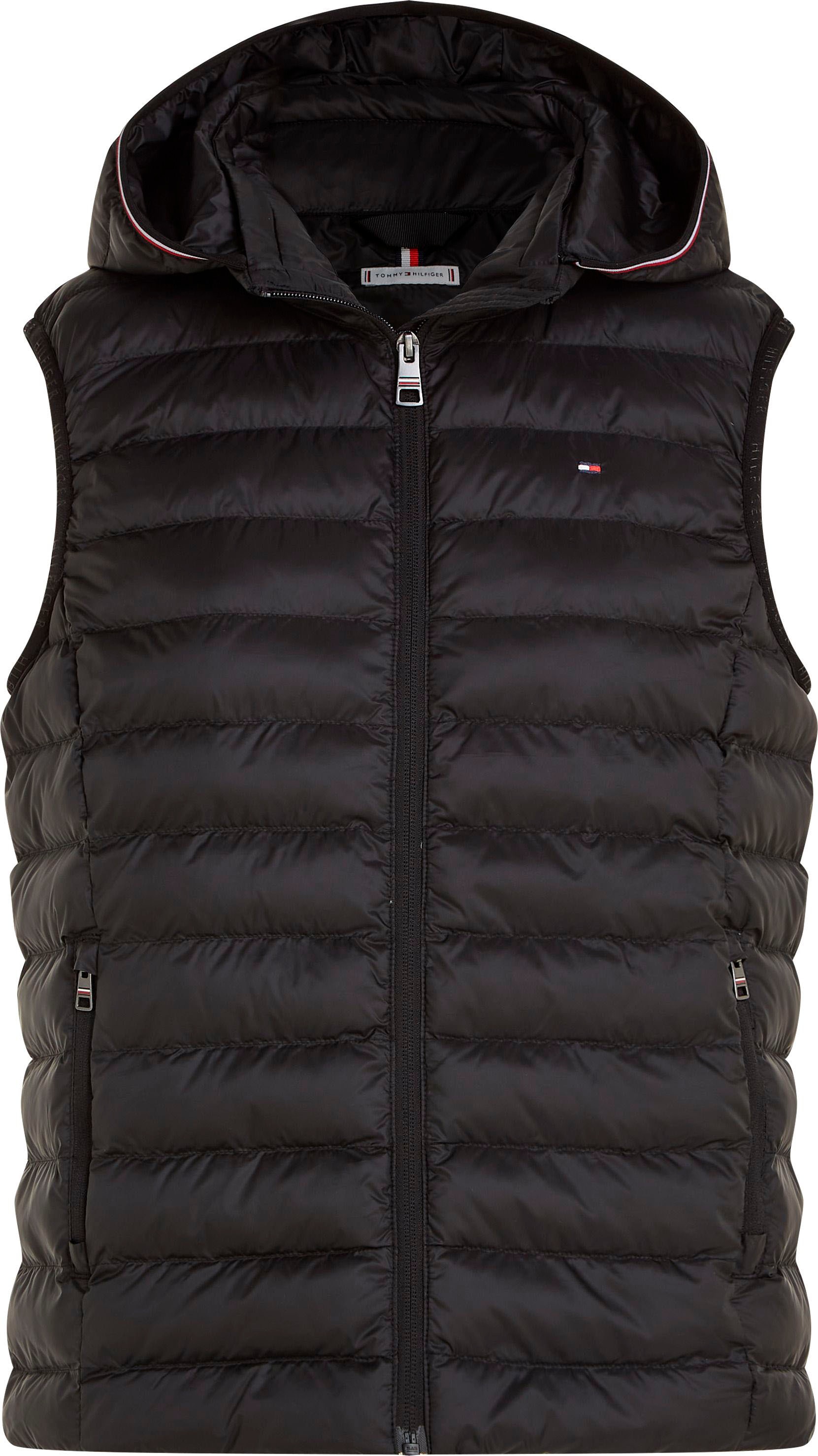 Tommy Hilfiger Steppweste »LW PADDED GLOBAL STRIPE VEST«, (Global Serie TH WOMEN), Reissverschlusstaschen von TOMMY HILFIGER