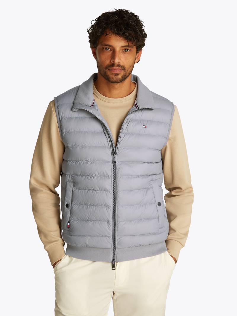 Tommy Hilfiger Steppweste »MIX MEDIA VEST«, Rückenteil ungesteppt von TOMMY HILFIGER