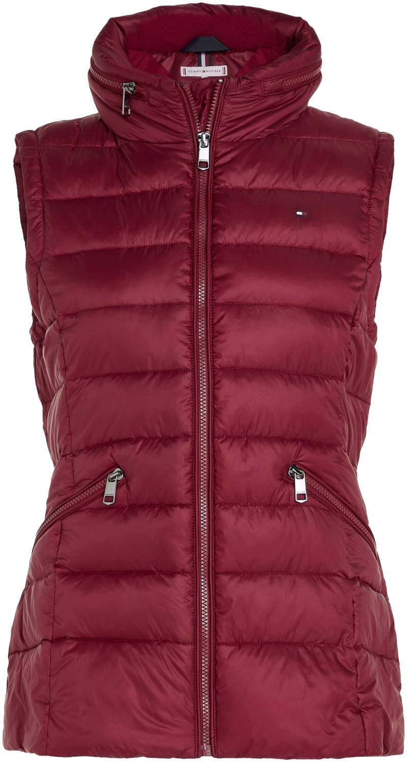 Tommy Hilfiger Steppweste »MW PADDED GLOBAL STRIPE VEST«, mit versteckter Kapuze im Stehkragen von TOMMY HILFIGER