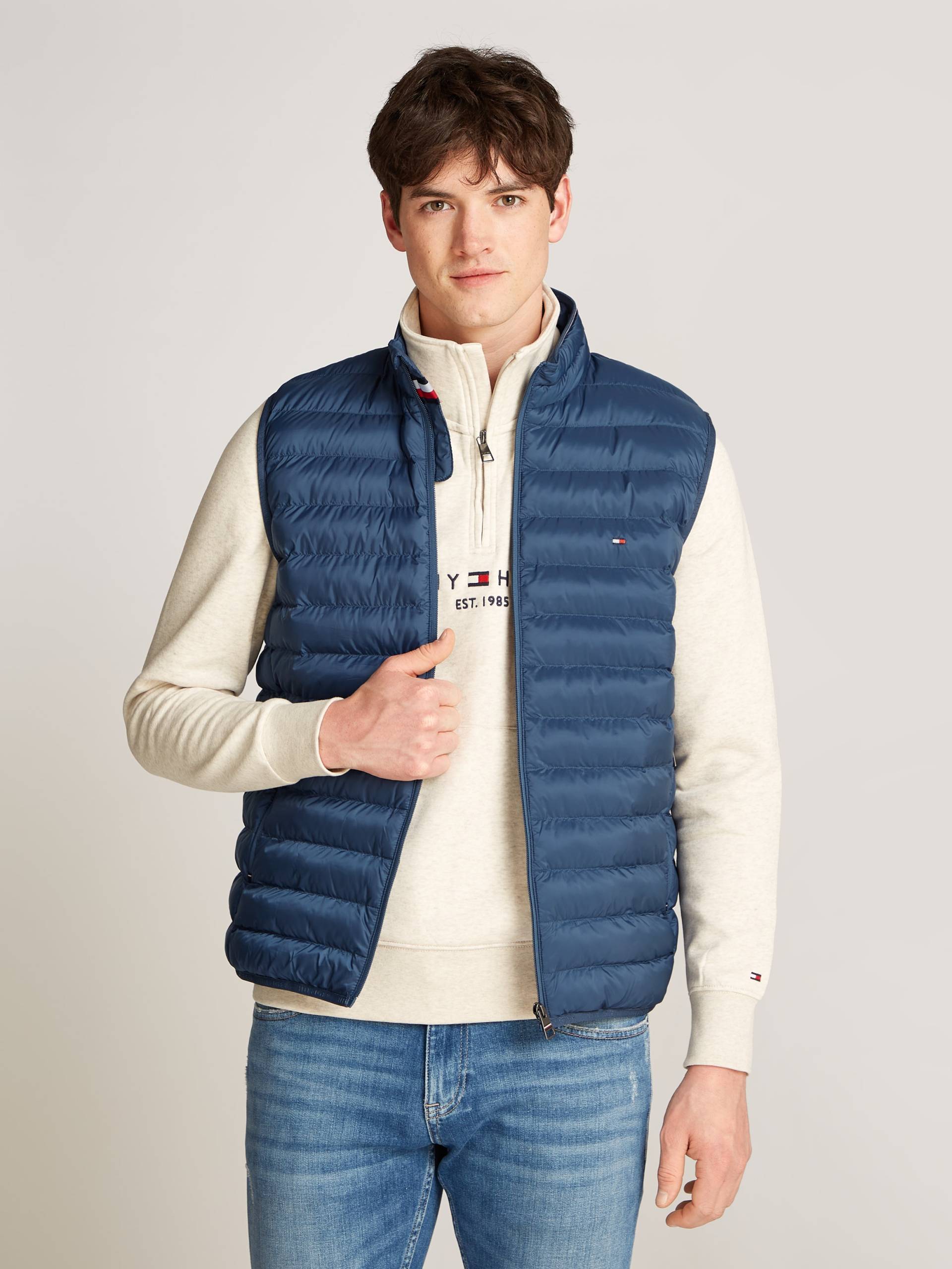 Tommy Hilfiger Steppweste »PACKABLE RECYCLED VEST«, mit Tommy Hilfiger Logostickerei von TOMMY HILFIGER