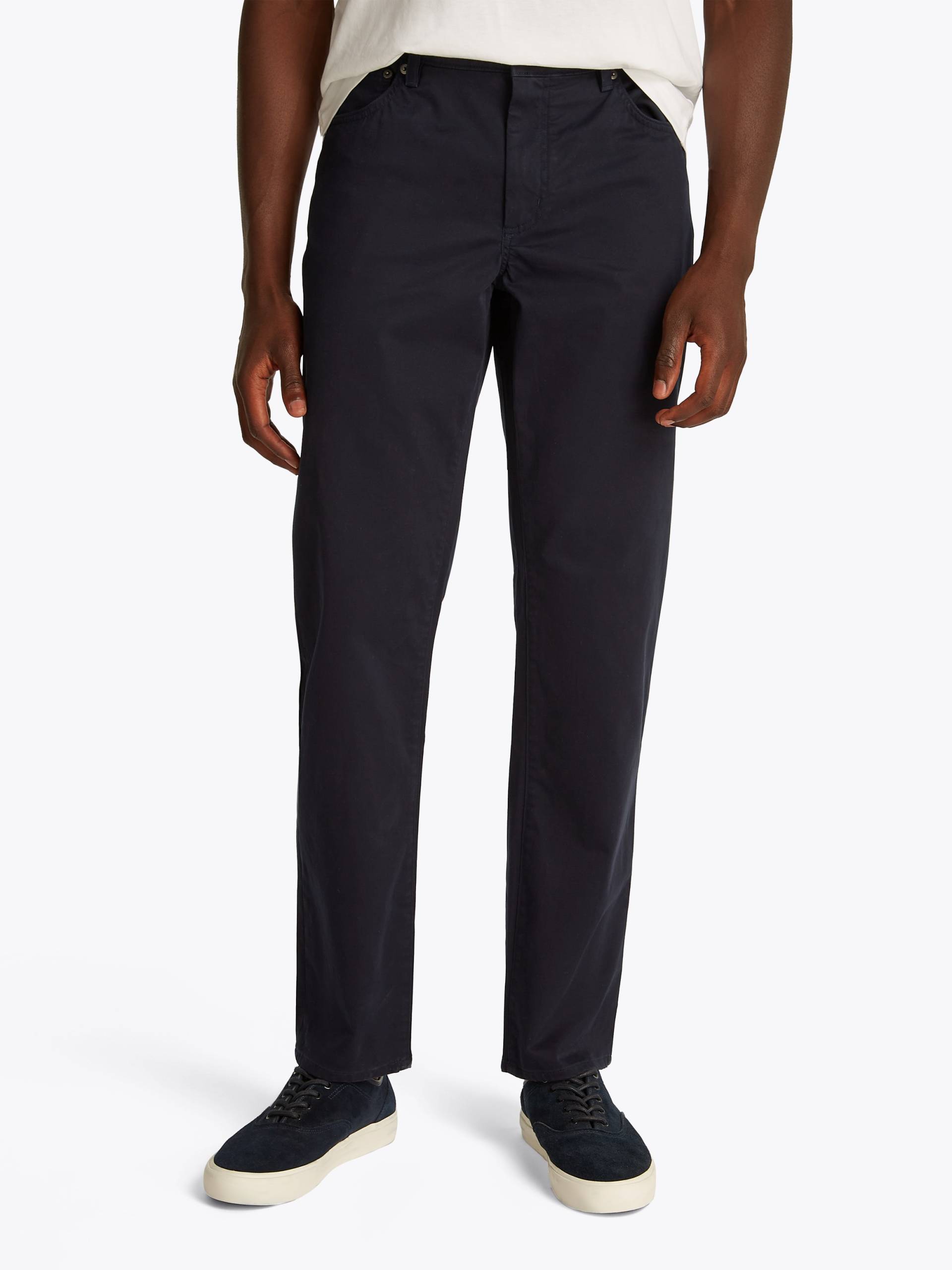 Tommy Hilfiger Stoffhose »DENTON 5PKT COTTON SATIN« von TOMMY HILFIGER