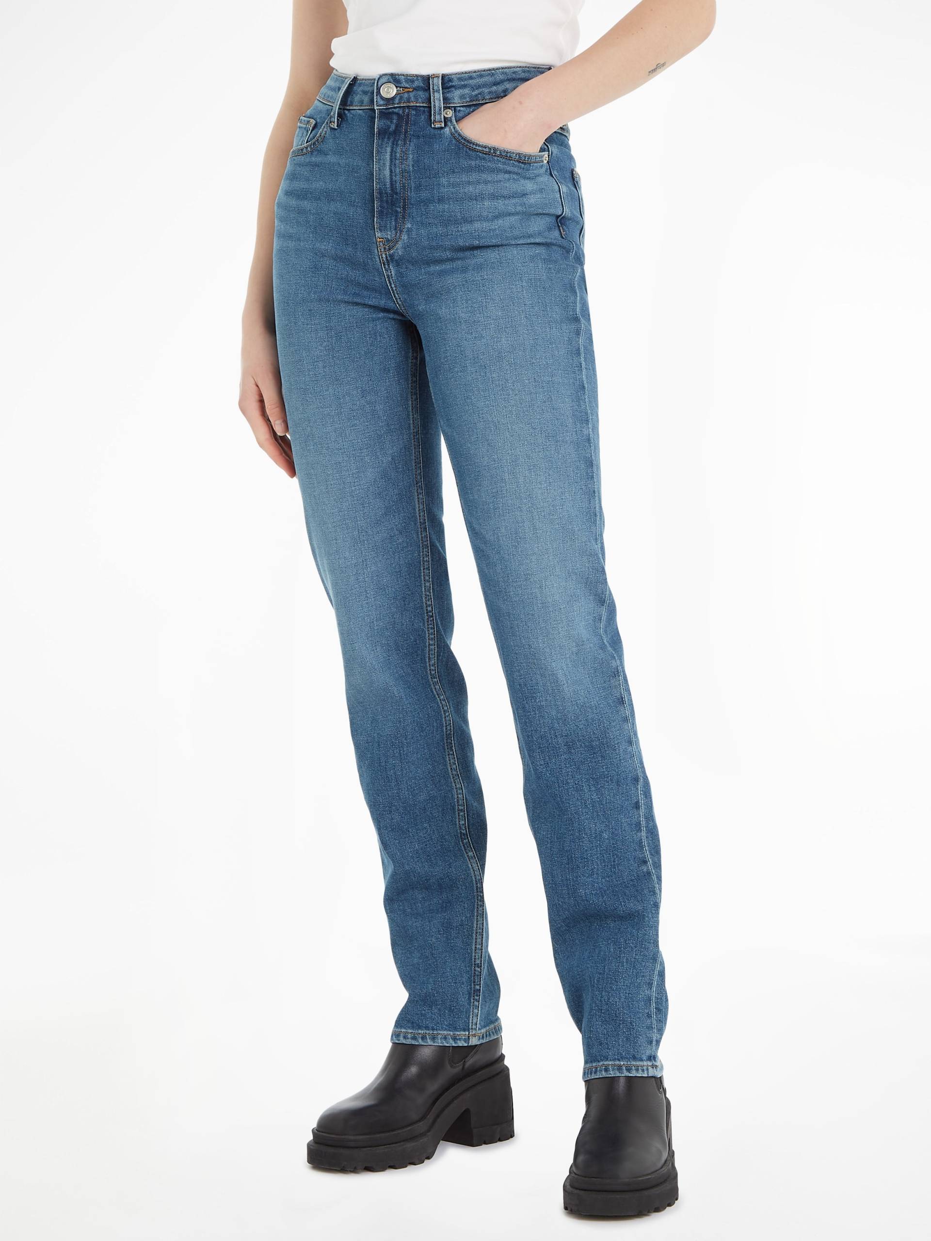 Tommy Hilfiger Straight-Jeans, in blauer Waschung von TOMMY HILFIGER