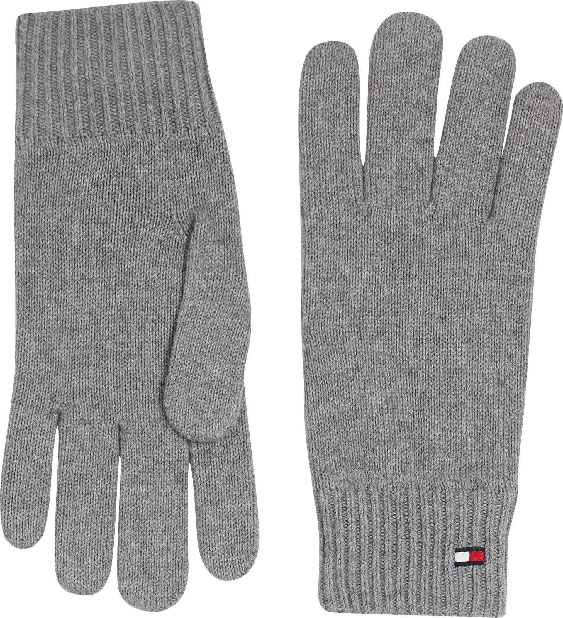 Tommy Hilfiger Strickhandschuhe »ESSENTIAL FLAG GLOVES«, mit Logostickerei von TOMMY HILFIGER