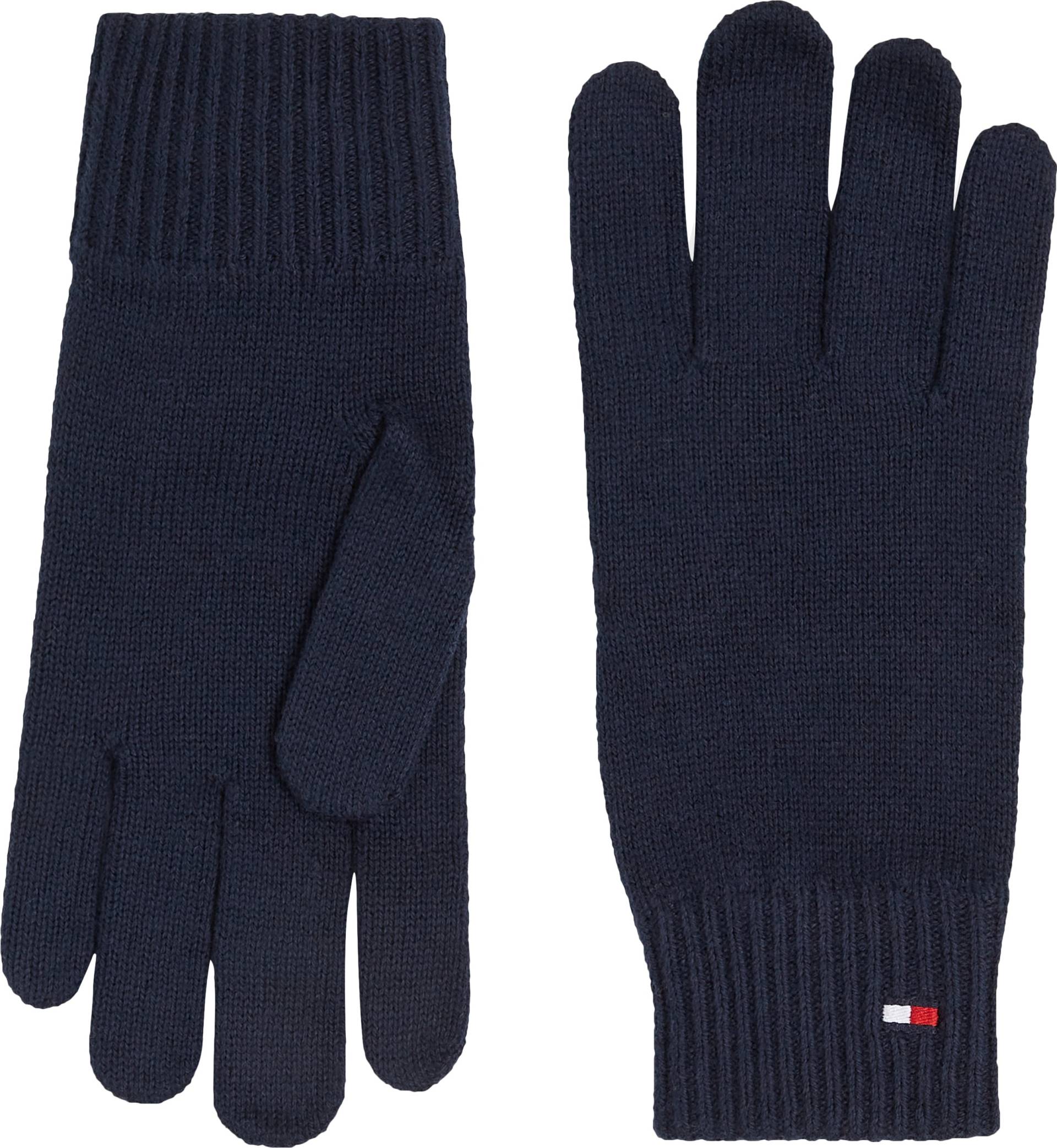 Tommy Hilfiger Strickhandschuhe »ESSENTIAL FLAG GLOVES«, mit Logostickerei von TOMMY HILFIGER