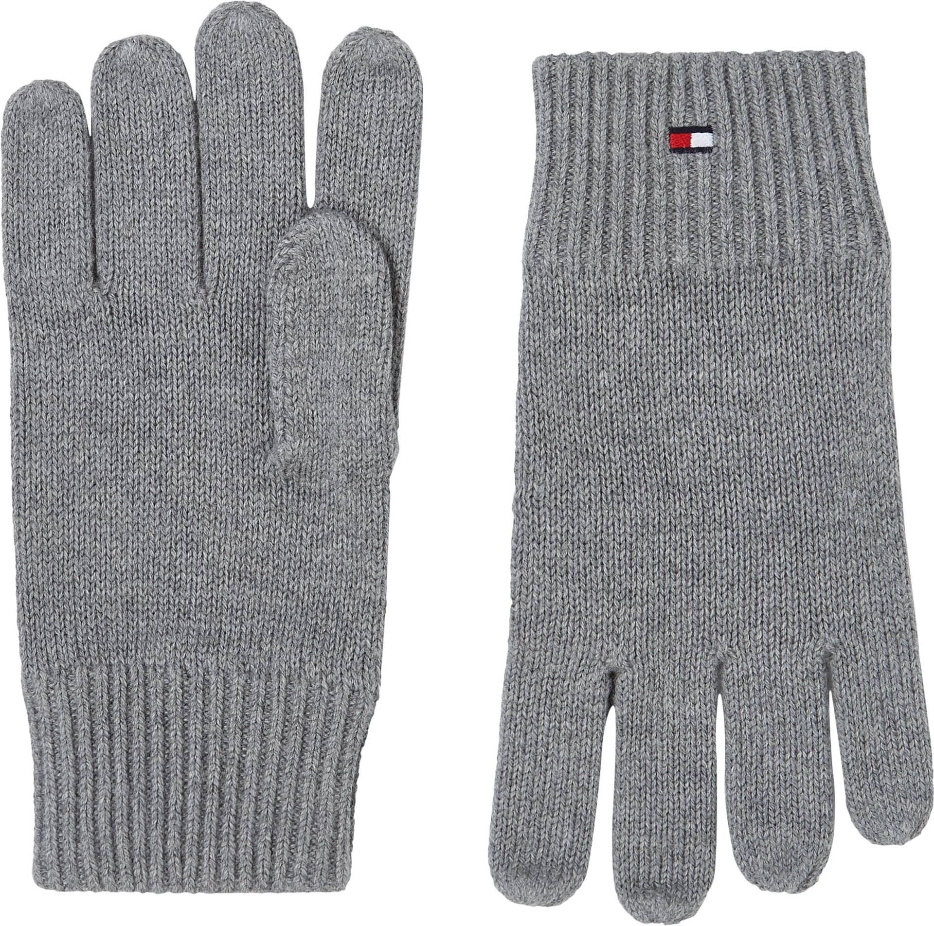 Tommy Hilfiger Strickhandschuhe »ESSENTIALS FLAG GLOVES«, mit Logostickerei von TOMMY HILFIGER