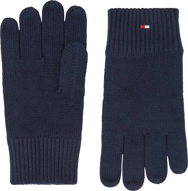 Tommy Hilfiger Strickhandschuhe »ESSENTIALS FLAG GLOVES«, mit Logostickerei von TOMMY HILFIGER