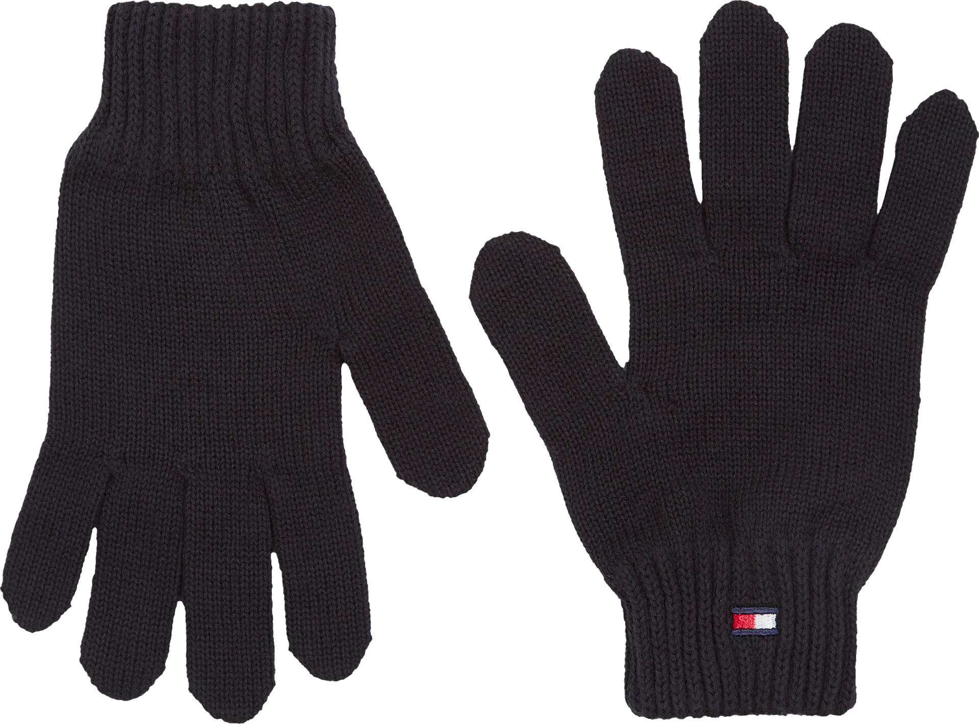 Tommy Hilfiger Strickhandschuhe »SMALL FLAG GLOVES«, mit Logostickerei von TOMMY HILFIGER