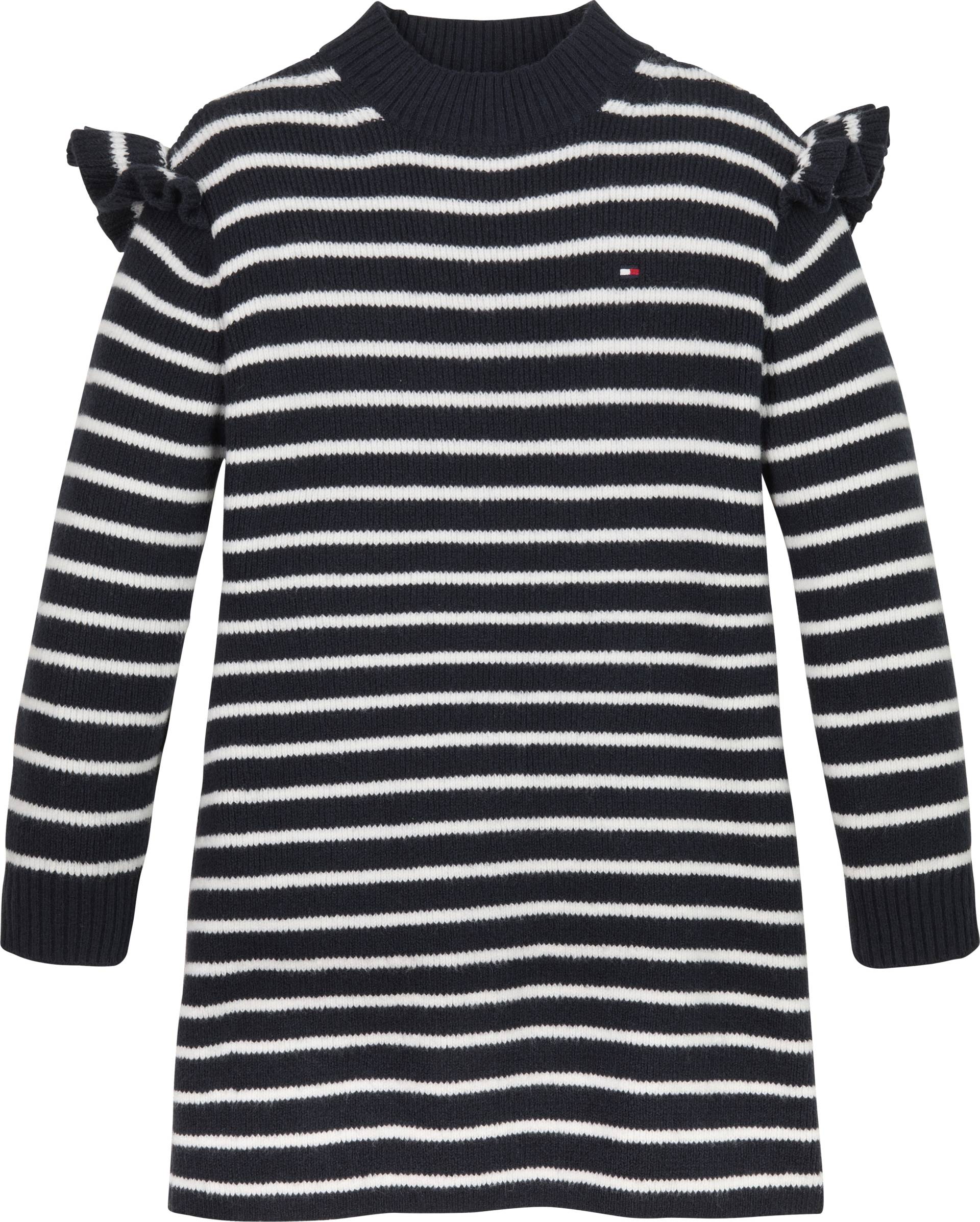 Tommy Hilfiger Strickkleid »RUFFLE SKATER DRESS LS«, Baby bis 2 Jahre; mit Streifenmuster Tommy Hilfiger Strickkleid »RUFFLE SKATER DRESS LS«, Baby bis 2 Jahre; mit Streifenmuster von TOMMY HILFIGER