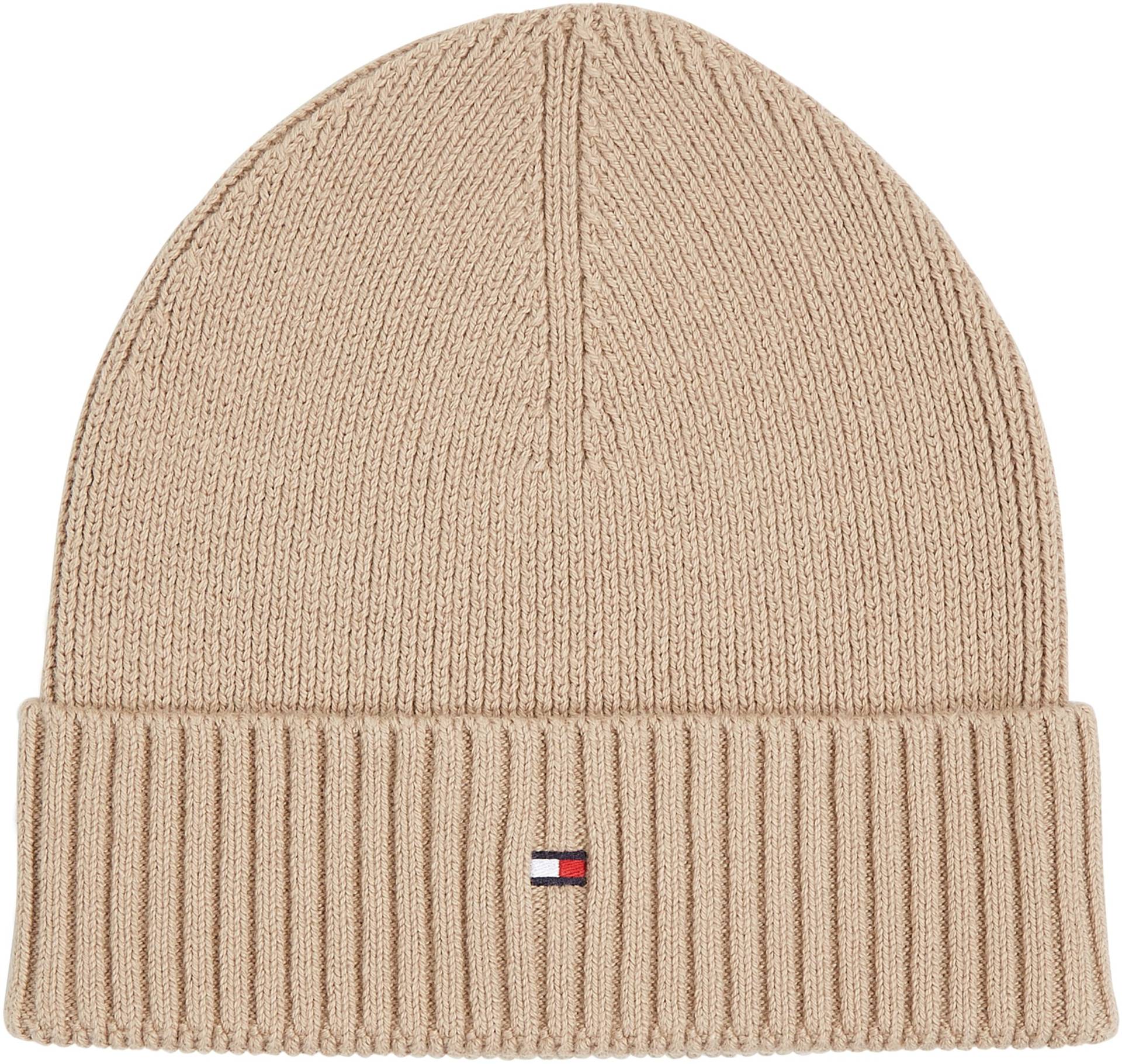 Tommy Hilfiger Strickmütze »TH FLAG PIMA COTTON BEANIE«, mit Logostickerei von TOMMY HILFIGER