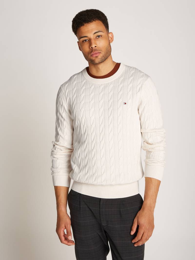 Tommy Hilfiger Strickpullover »CLASSIC CABLE CREW NECK« von TOMMY HILFIGER