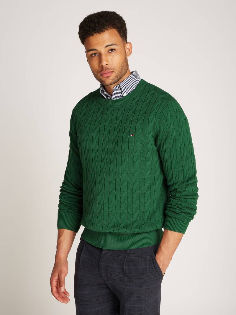 Tommy Hilfiger Strickpullover »CLASSIC CABLE CREW NECK« von TOMMY HILFIGER