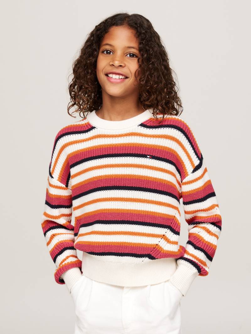 Tommy Hilfiger Strickpullover »ESSENTIAL STRIPE SWEATER«, mit bunten Streifen von TOMMY HILFIGER