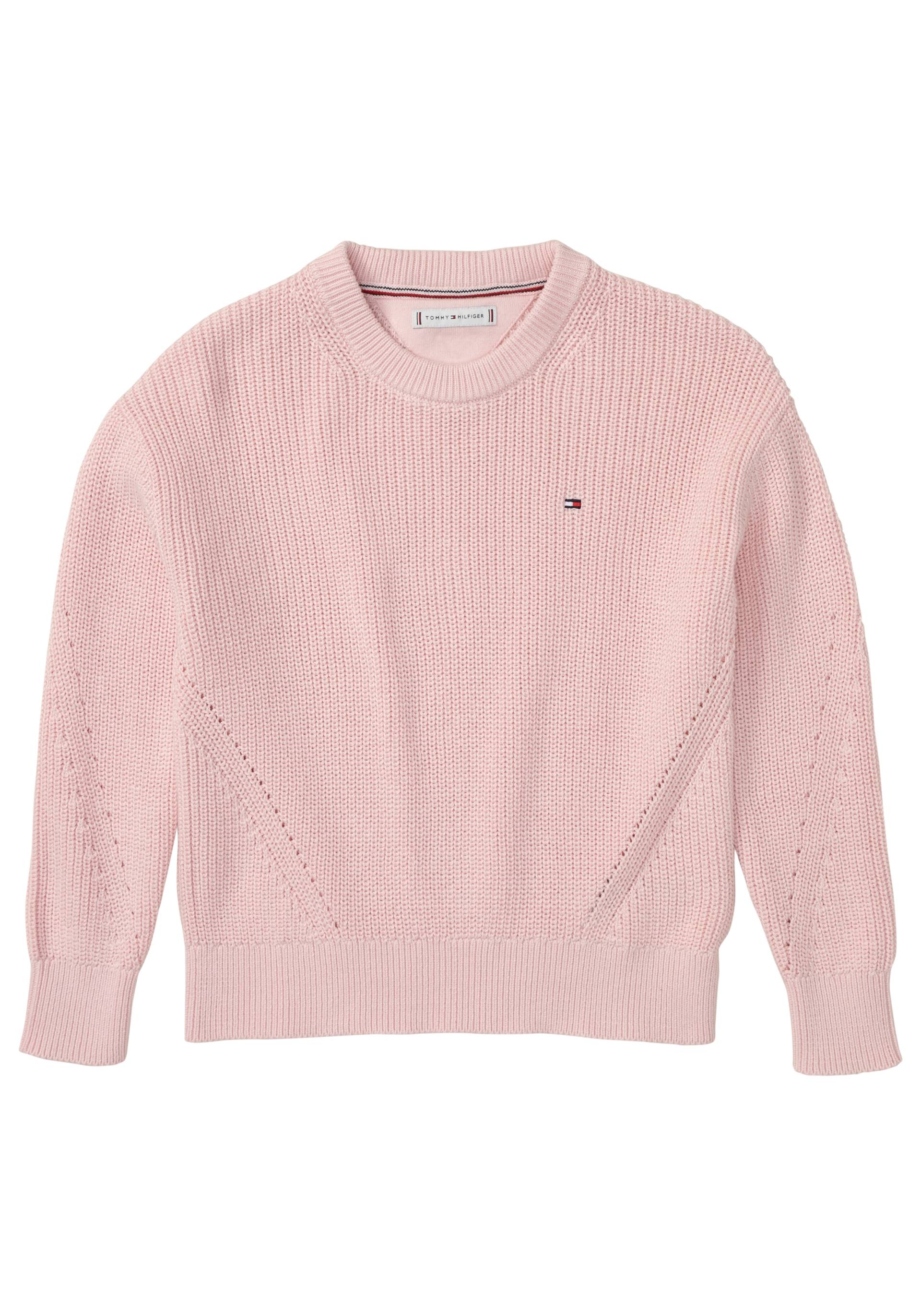 Tommy Hilfiger Strickpullover »ESSENTIAL SWEATER«, Kinder bis 16 Jahre von TOMMY HILFIGER