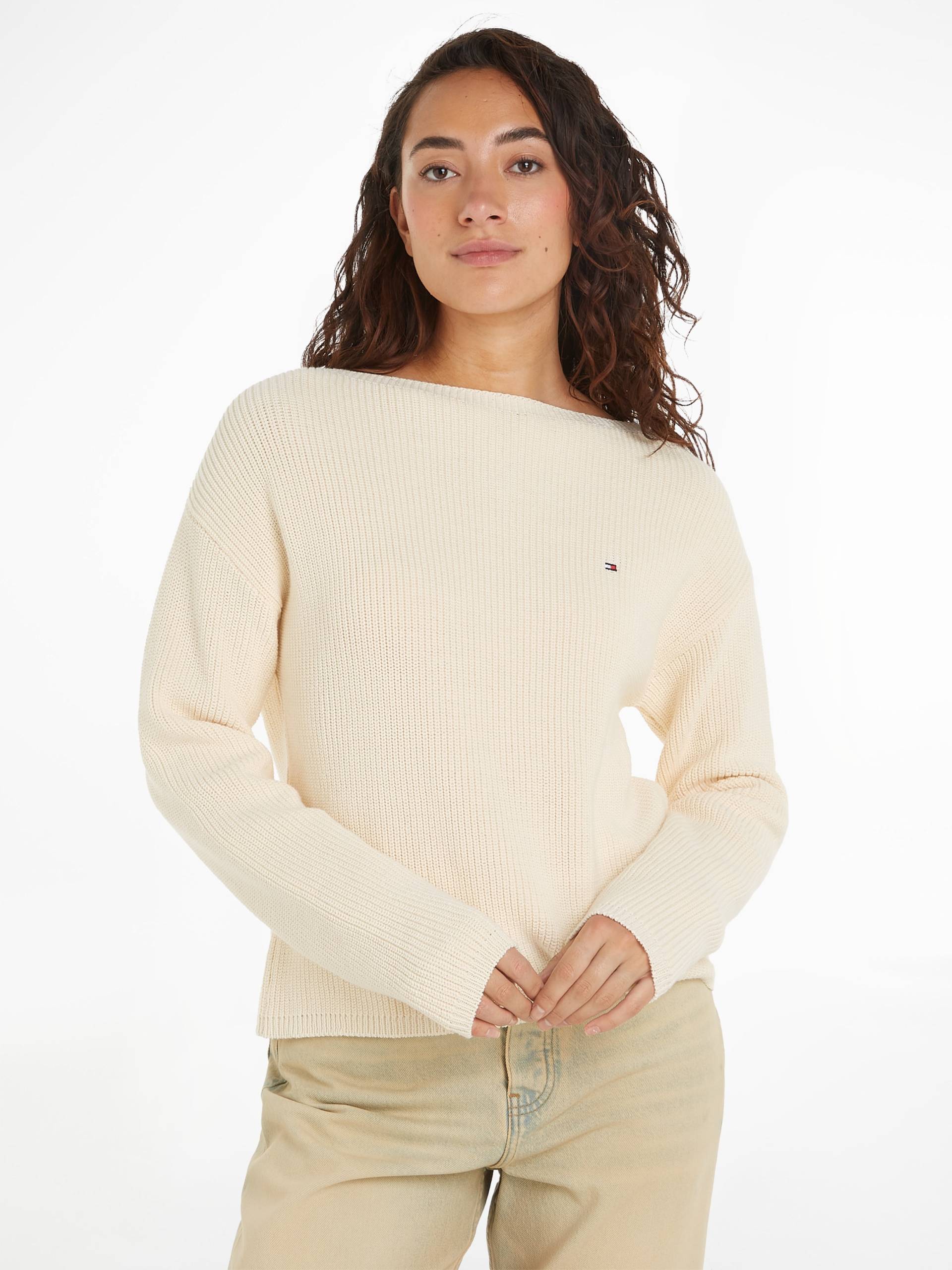 Tommy Hilfiger Strickpullover, in Rippstrick-Optik von TOMMY HILFIGER