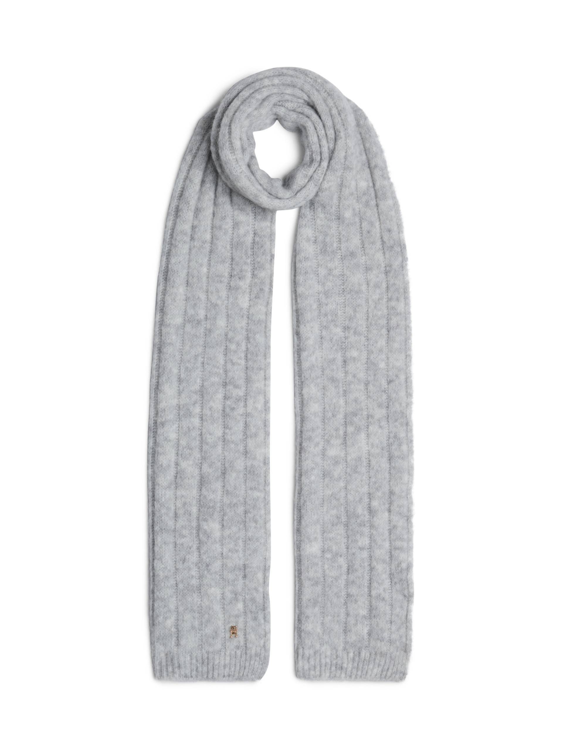 Tommy Hilfiger Strickschal »TH TIMELESS SCARF«, mit Monogramm-Emblem von TOMMY HILFIGER