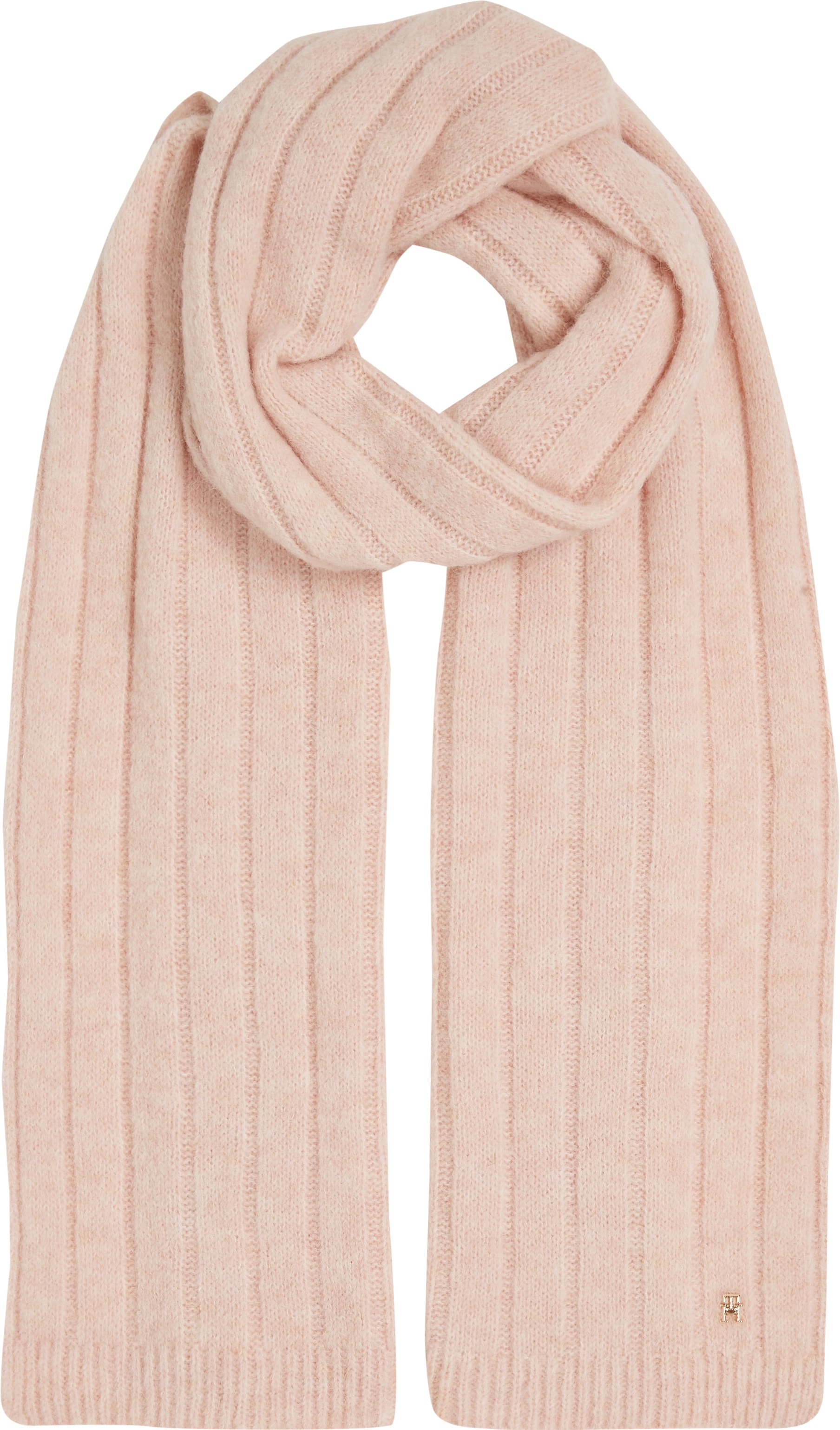 Tommy Hilfiger Strickschal »TH TIMELESS SCARF«, mit Monogramm-Emblem Tommy Hilfiger Strickschal »TH TIMELESS SCARF«, mit Monogramm-Emblem von TOMMY HILFIGER