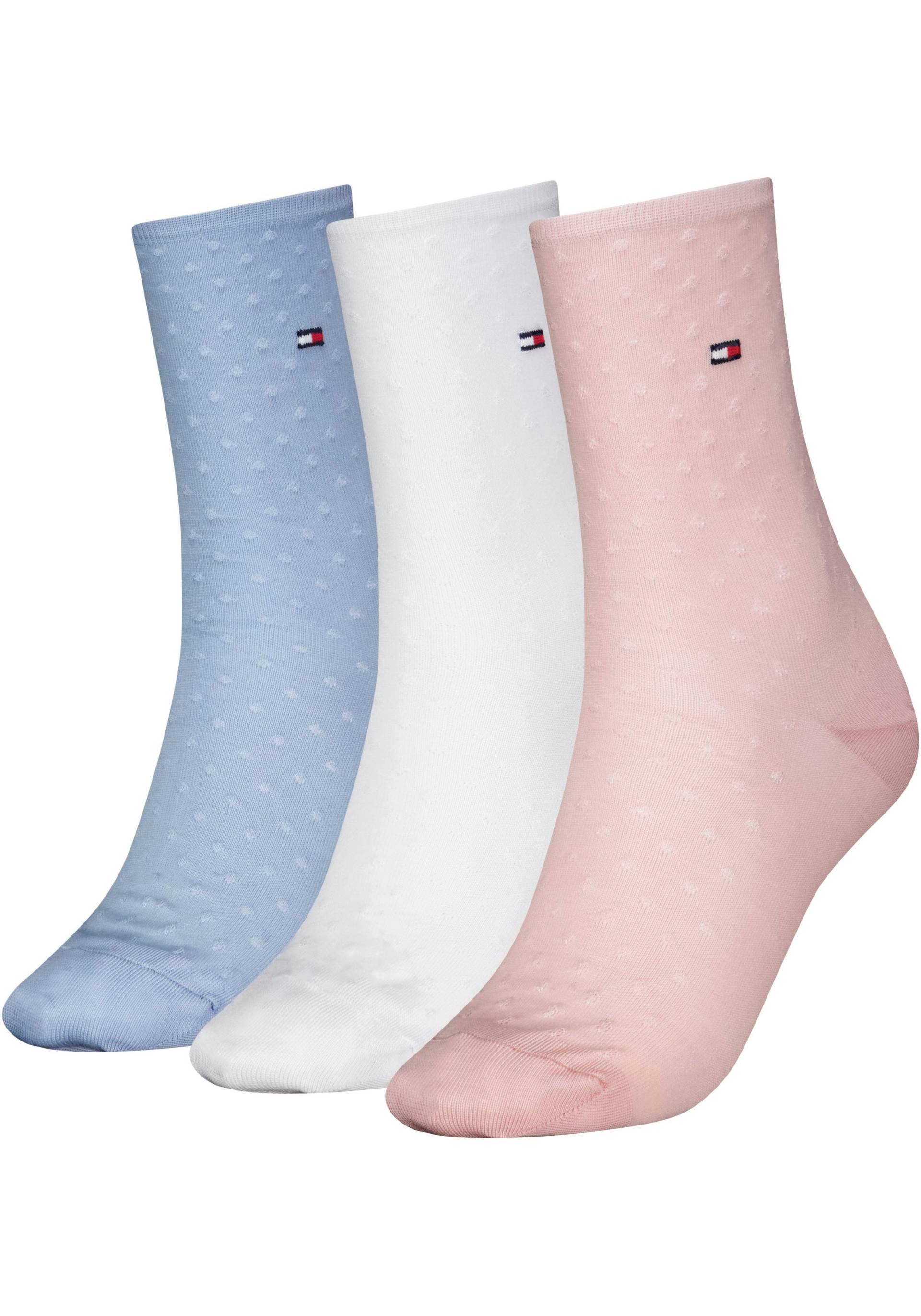 Tommy Hilfiger Strümpfe »WOMEN SOCKS GIFTING DOT«, (3er-Pack), mit kleinen Pünktchen von TOMMY HILFIGER