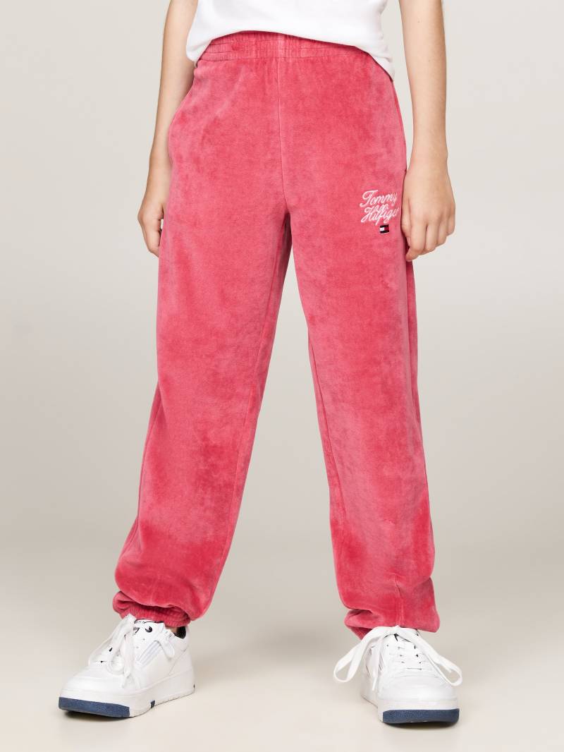 Tommy Hilfiger Sweathose »TH SCRIPT VELOUR PANT«, mit Logo-Stickerei von TOMMY HILFIGER