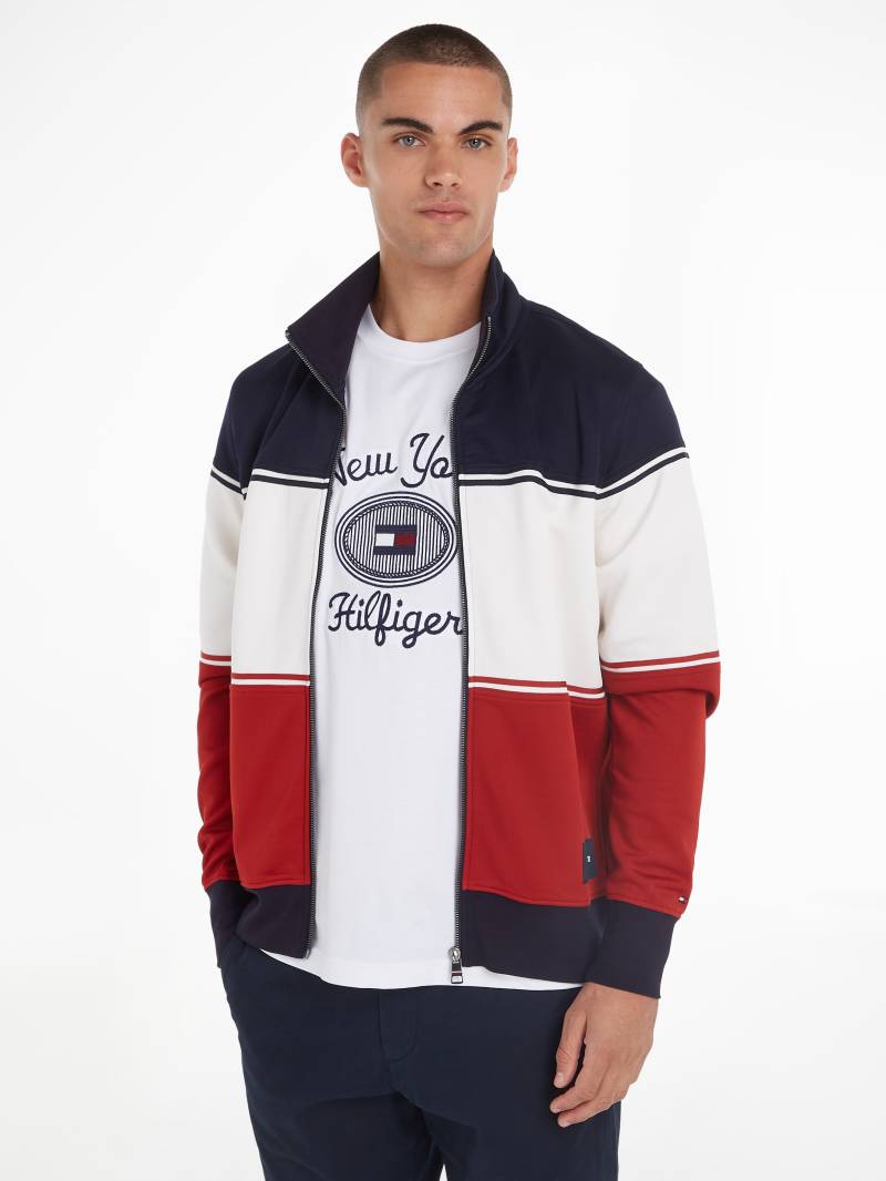 Tommy Hilfiger Sweatjacke »COLOURBLOCK TRACK JACKET«, mit Stehkragen von TOMMY HILFIGER