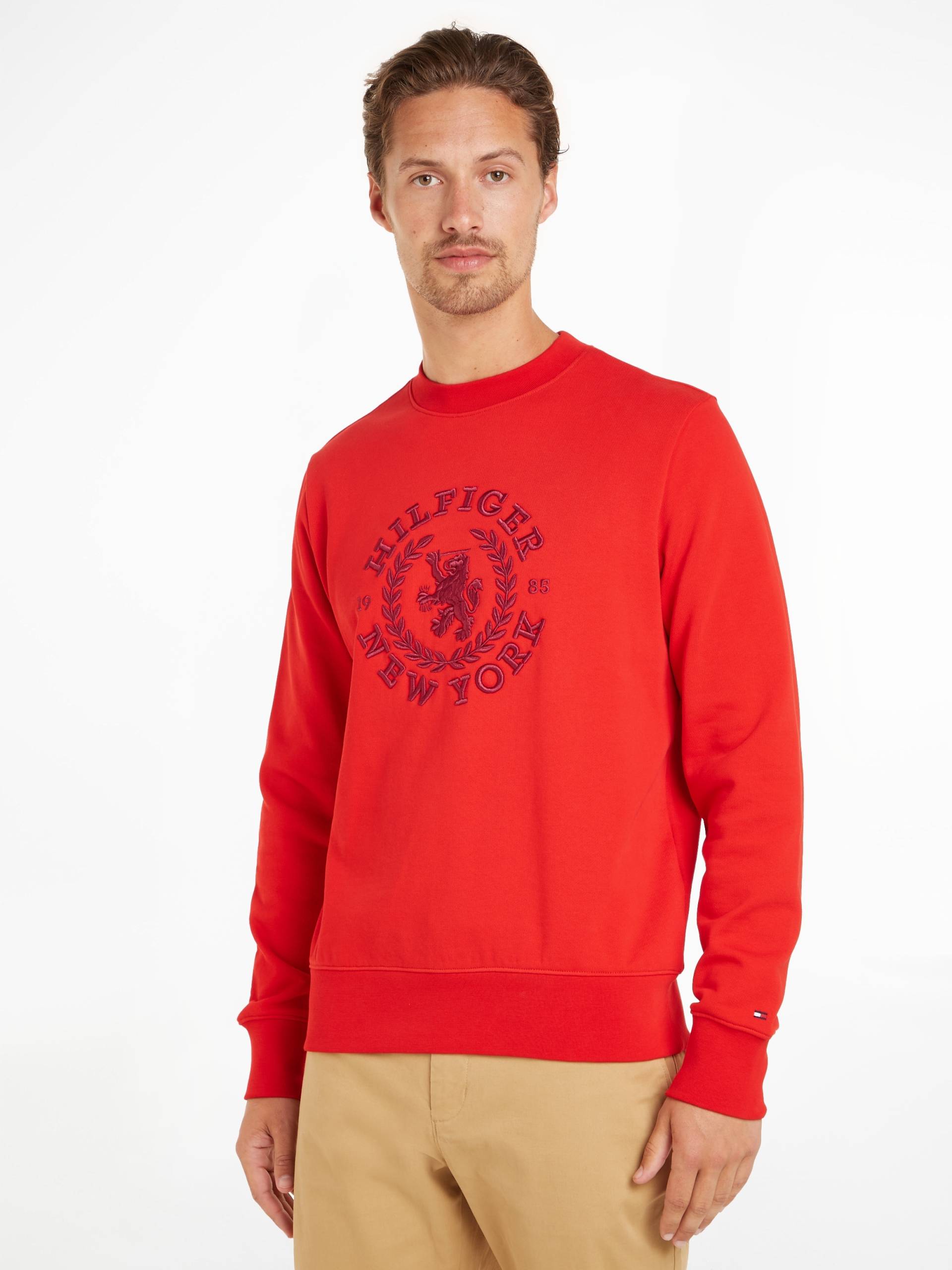 Tommy Hilfiger Sweatshirt »BIG ICON CREST SWEATSHIRT«, mit grossem Logo auf der Brust von TOMMY HILFIGER