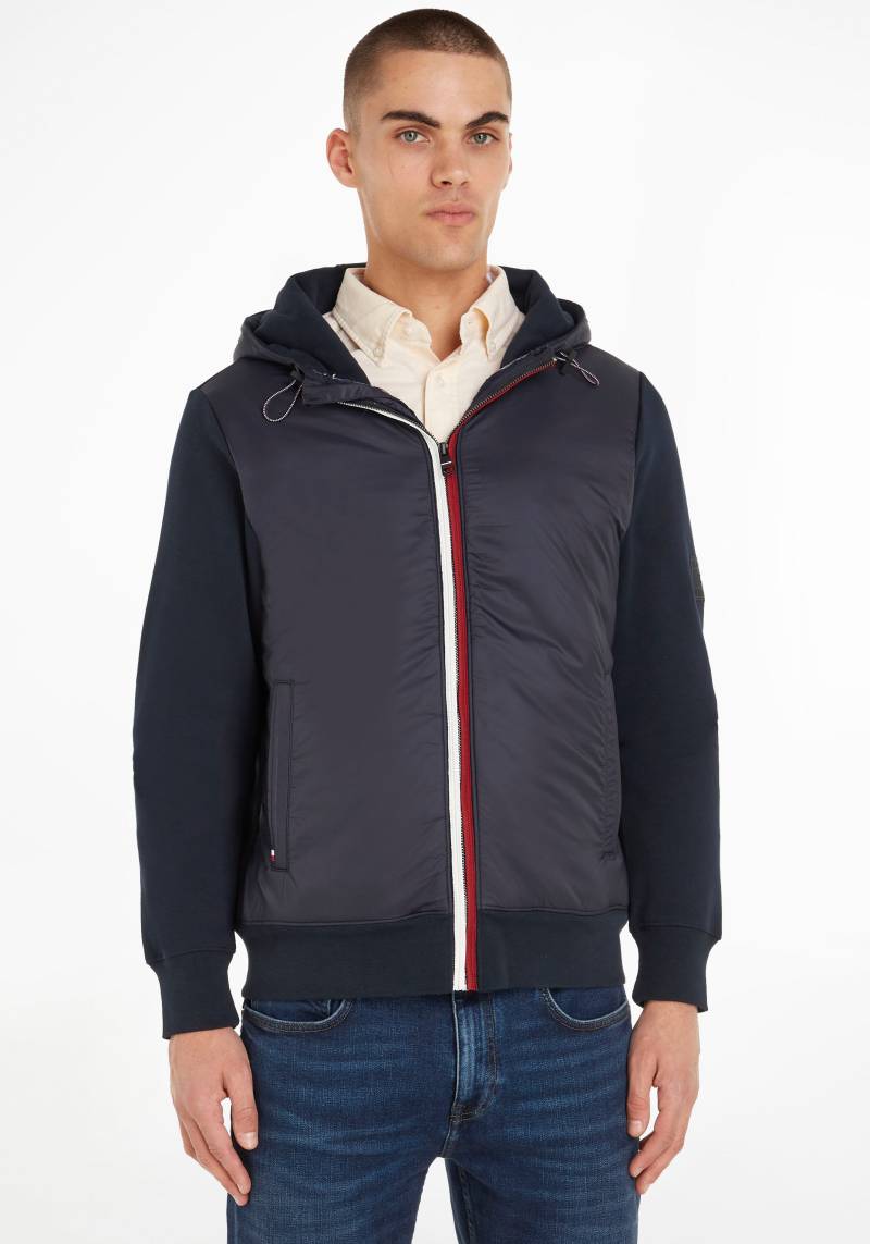 Tommy Hilfiger Sweatshirt »CLEAN MIX MEDIA ZIP THRU HOODY« von TOMMY HILFIGER