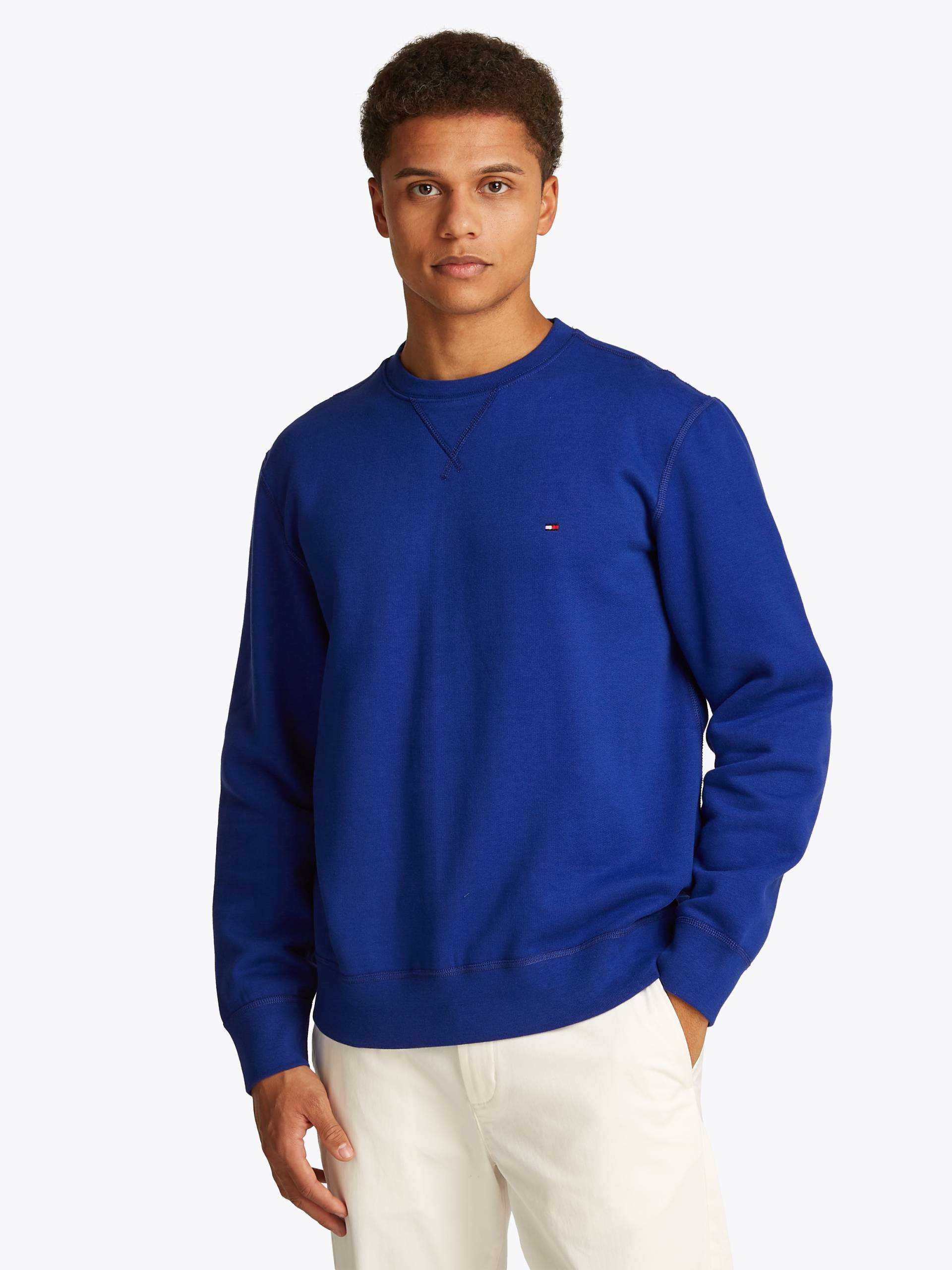 Tommy Hilfiger Sweatshirt »ESS SEASONAL FLEECE CREWNECK«, mit Logostickerei von TOMMY HILFIGER