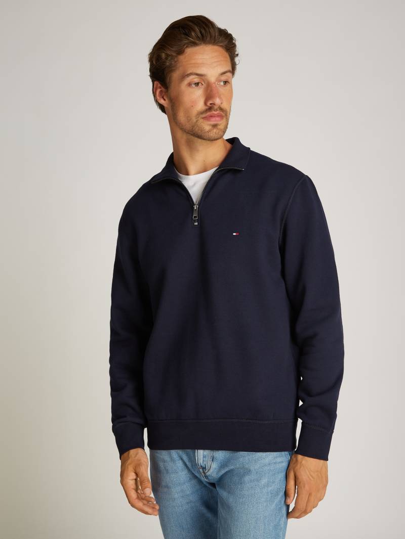 Tommy Hilfiger Sweatshirt »ESSENTIAL FLEECE 1/4 ZIP«, mit Stehkragen von TOMMY HILFIGER