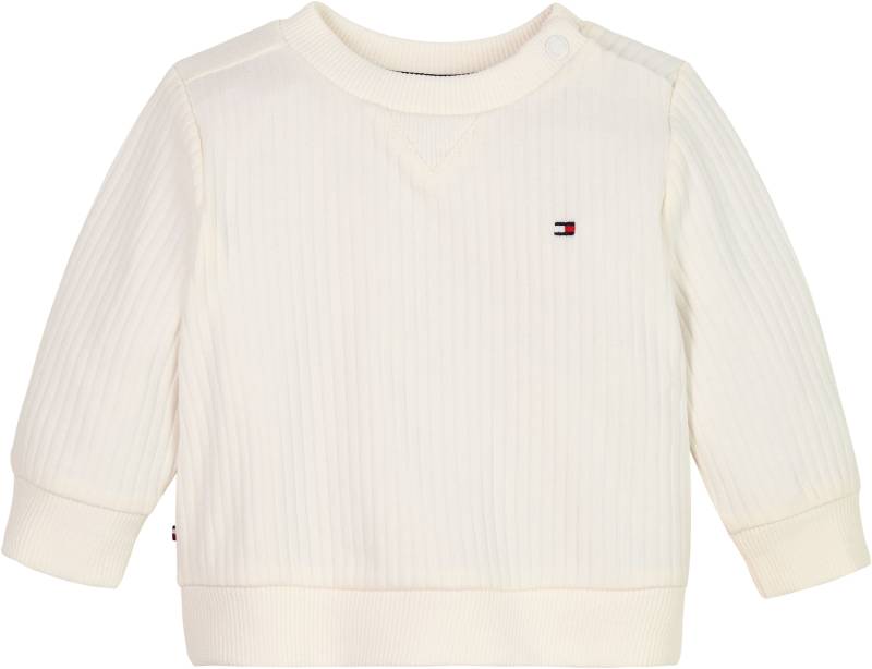 Tommy Hilfiger Sweatshirt »ESSENTIAL REGULAR SWEATSHIRT LS«, Baby bis 2 Jahre mit Logostickerei von TOMMY HILFIGER