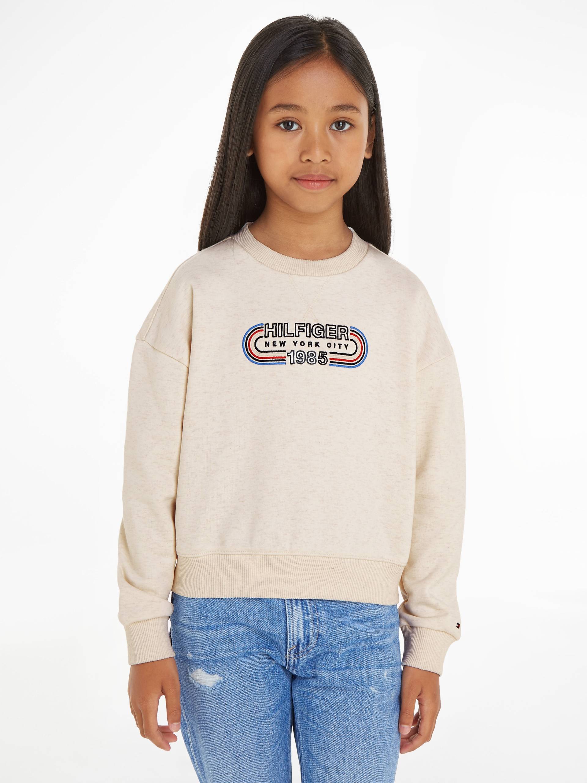 Tommy Hilfiger Sweatshirt »HILFIGER 1985 SWEATSHIRT«, Kinder bis 16 Jahre von TOMMY HILFIGER