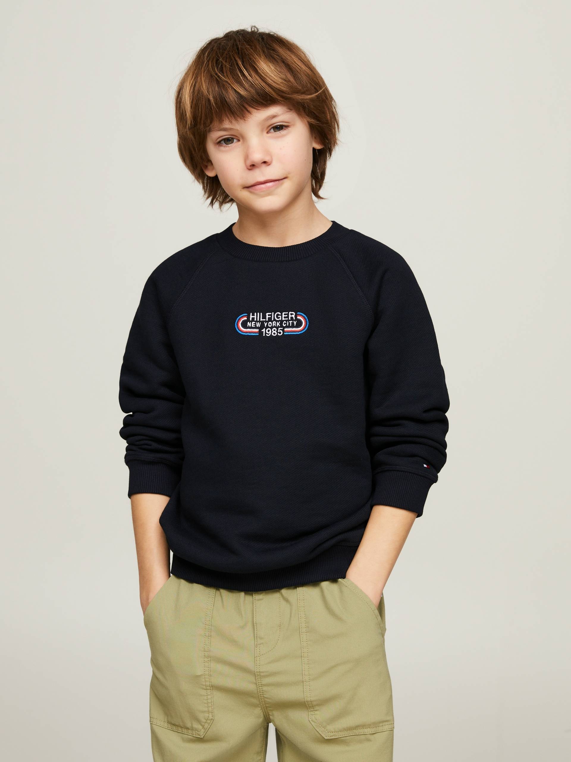 Tommy Hilfiger Sweatshirt »HILFIGER TRACK SWEATSHIRT«, Kinder bis 16 Jahre von TOMMY HILFIGER