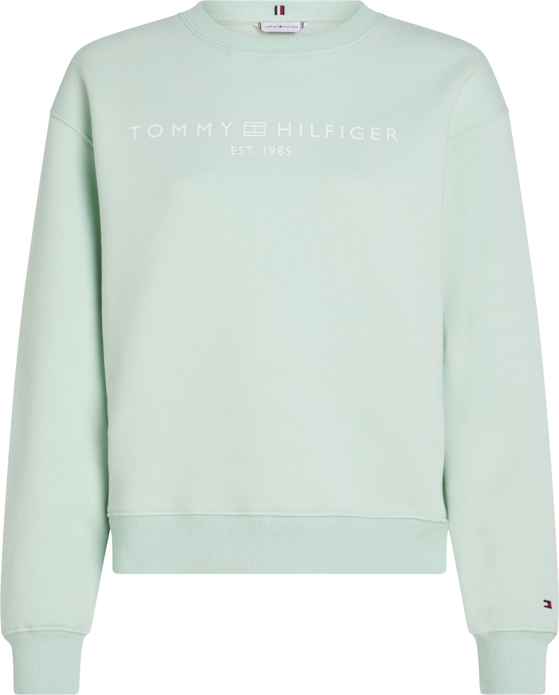 Tommy Hilfiger Sweatshirt »MDRN REG CORP LOGO C-NK SWTSHRT«, im hüftlangen Schnitt, Tommy Hilfiger Logoschriftzug mit Flag-Frame von TOMMY HILFIGER