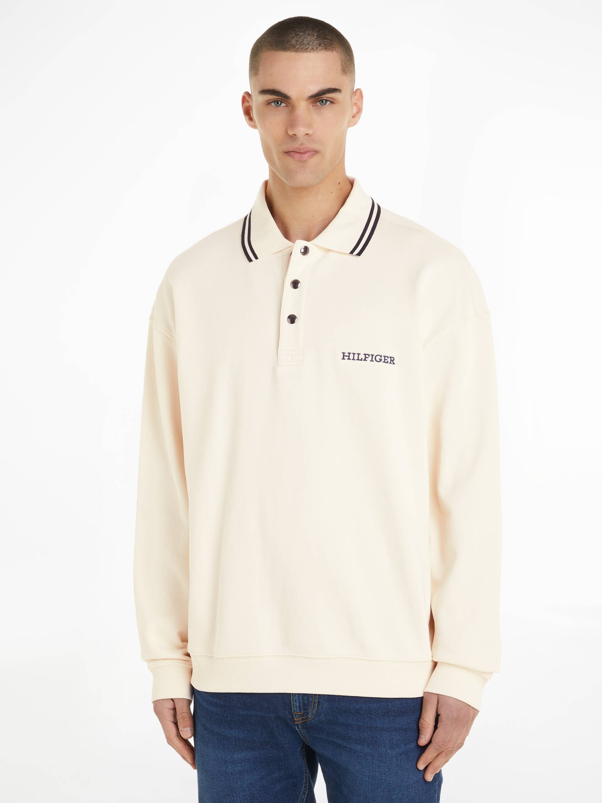 Tommy Hilfiger Sweatshirt »MONOTYPE EMBRO RUGBY« von TOMMY HILFIGER