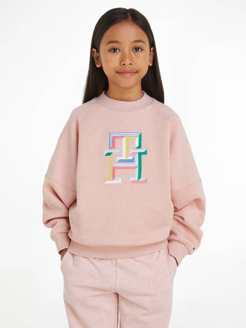 Tommy Hilfiger Sweatshirt »MULTI COLOR MONOGRAM SWEATSHIRT«, Kinder bis 16 Jahre von TOMMY HILFIGER