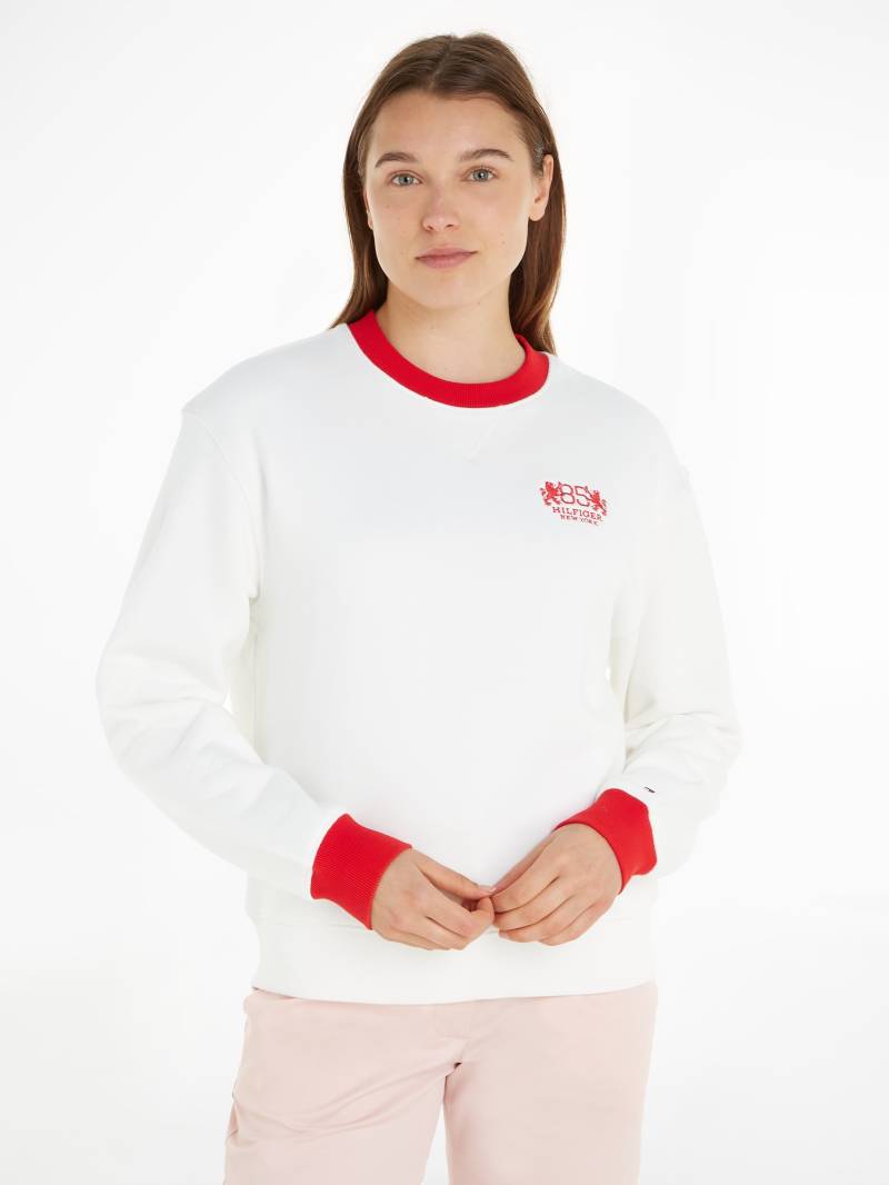 Tommy Hilfiger Sweatshirt »REG C-NK CREST 85 SWEATSHIRT«, mit Logostickerei von TOMMY HILFIGER