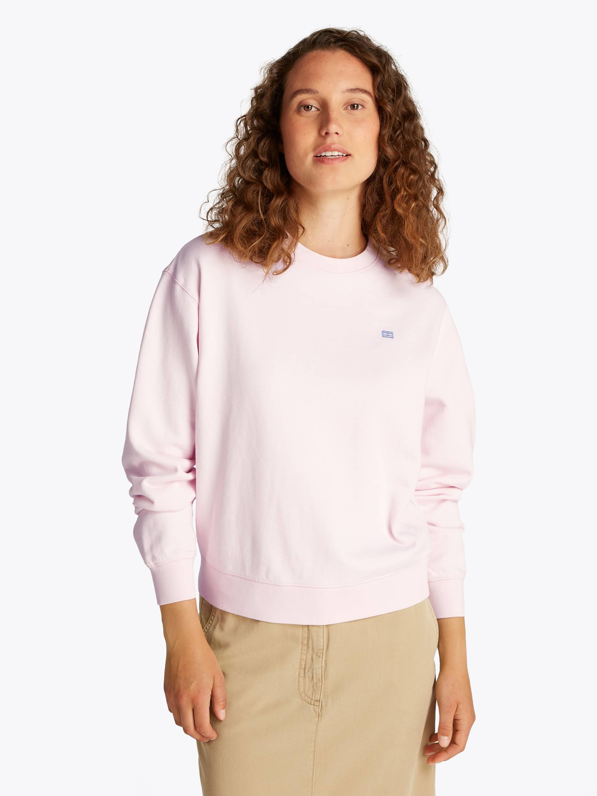 Tommy Hilfiger Sweatshirt »REG CONTRAST FLAG SWEATSHIRT«, mit Logo-Flag von TOMMY HILFIGER