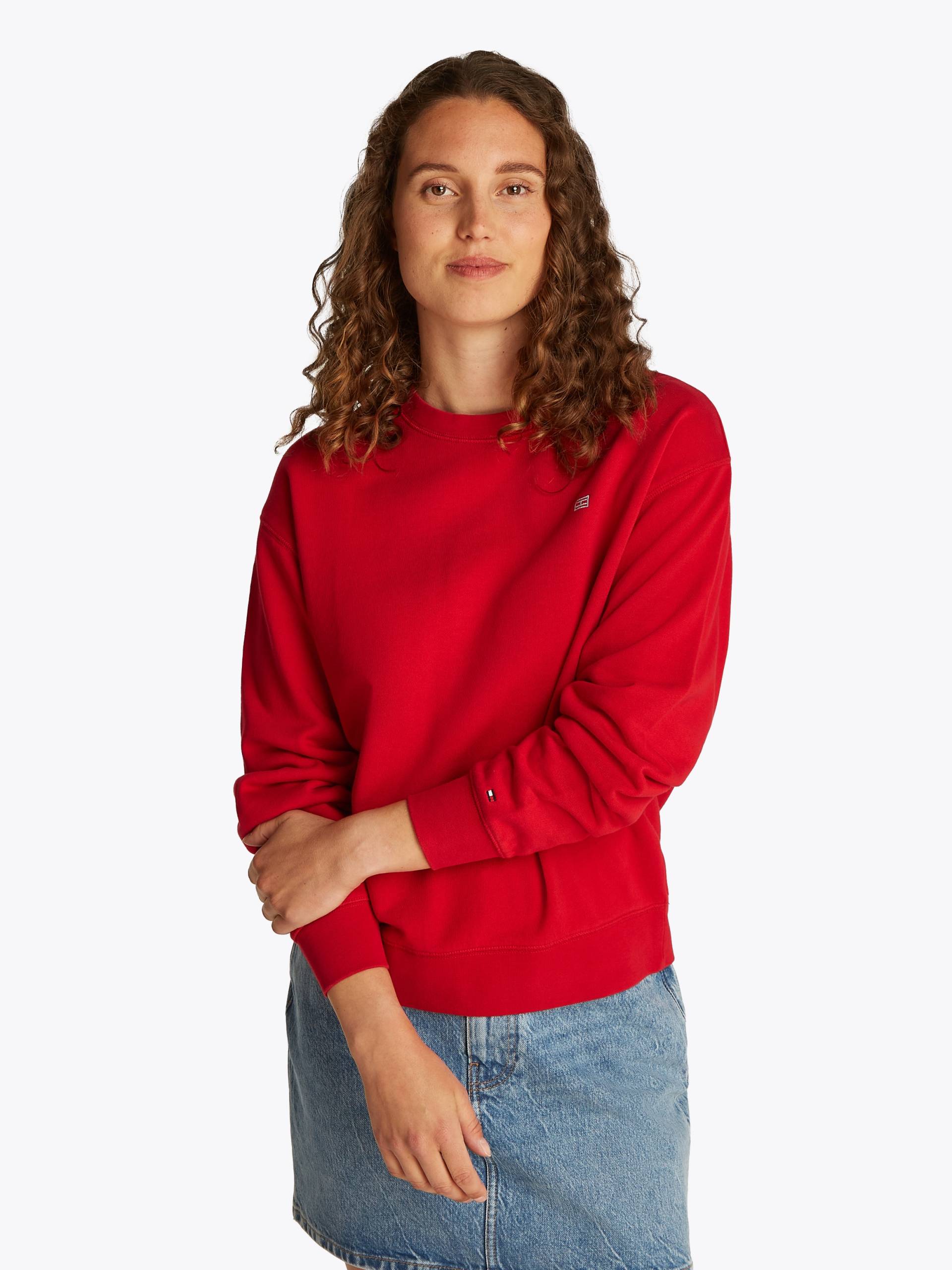 Tommy Hilfiger Sweatshirt »REG CONTRAST FLAG SWEATSHIRT«, mit Logo-Flag Tommy Hilfiger Sweatshirt »REG CONTRAST FLAG SWEATSHIRT«, mit Logo-Flag von TOMMY HILFIGER