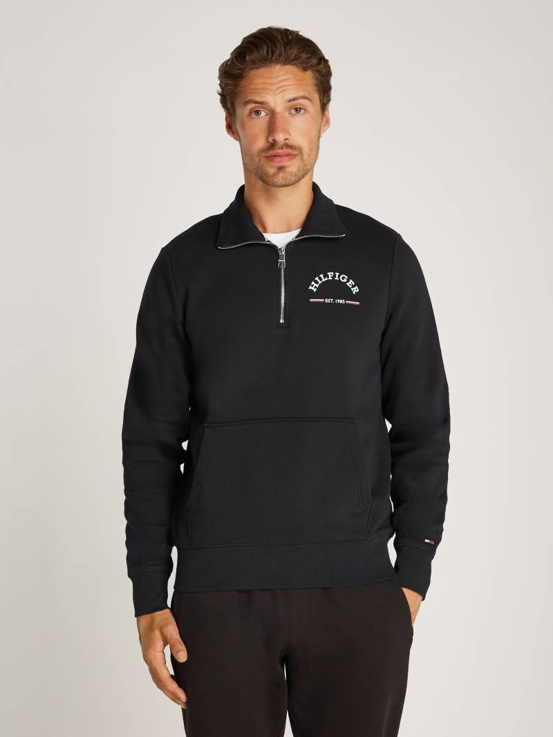 Tommy Hilfiger Sweatshirt »ROUNDALL STAND COLLAR ZIP«, mit Stehkragen und Reissverschluss von TOMMY HILFIGER