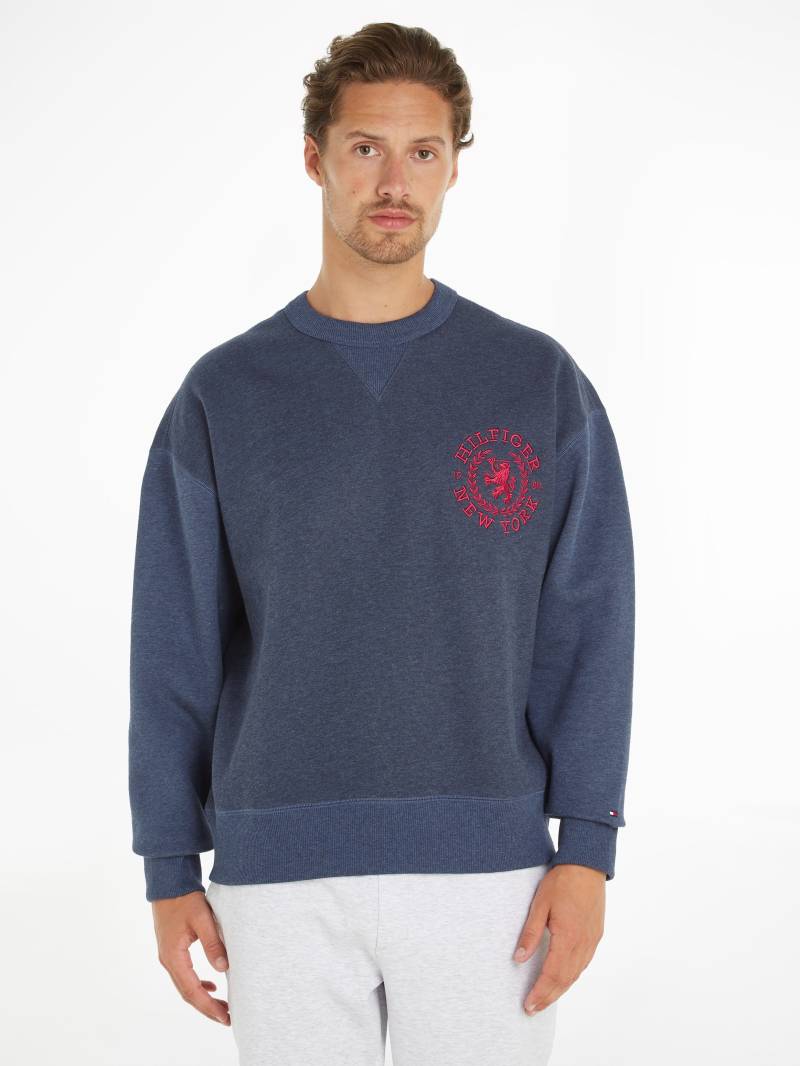 Tommy Hilfiger Sweatshirt »SMALL CREST CREWNECK«, mit Logo-Stickerei auf der Brust von TOMMY HILFIGER