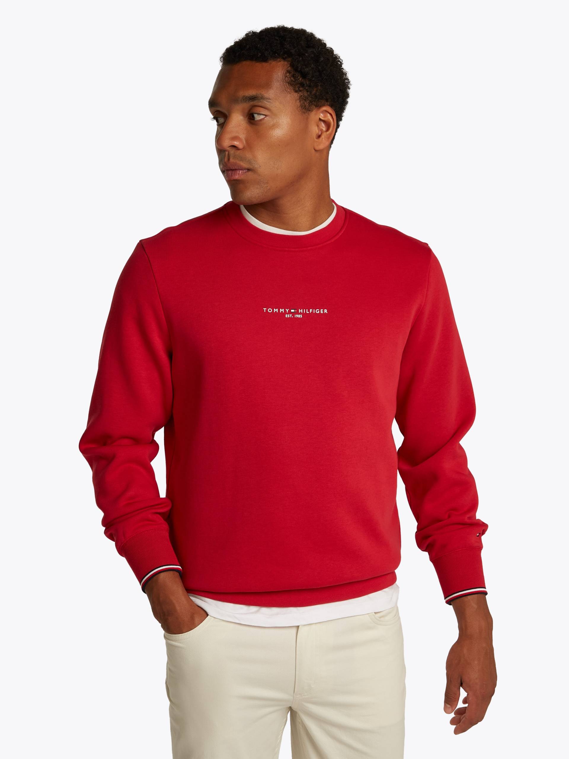 Tommy Hilfiger Sweatshirt »SMALL TOMMY LOGO CREWNECK« Tommy Hilfiger Sweatshirt »SMALL TOMMY LOGO CREWNECK« von TOMMY HILFIGER