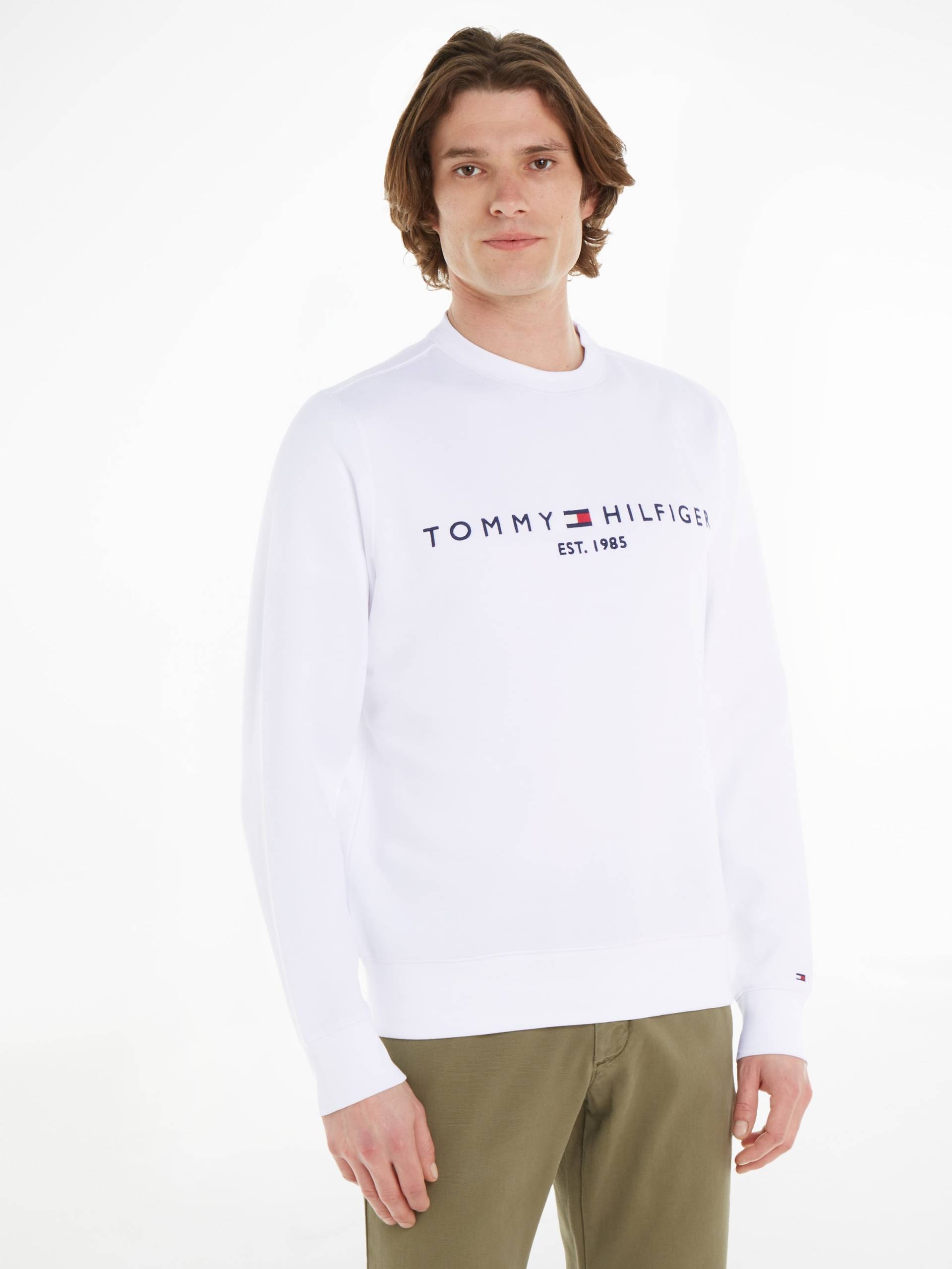 Tommy Hilfiger Sweatshirt »TOMMY LOGO SWEATSHIRT«, mit klassischem Rundhalsausschnitt von TOMMY HILFIGER