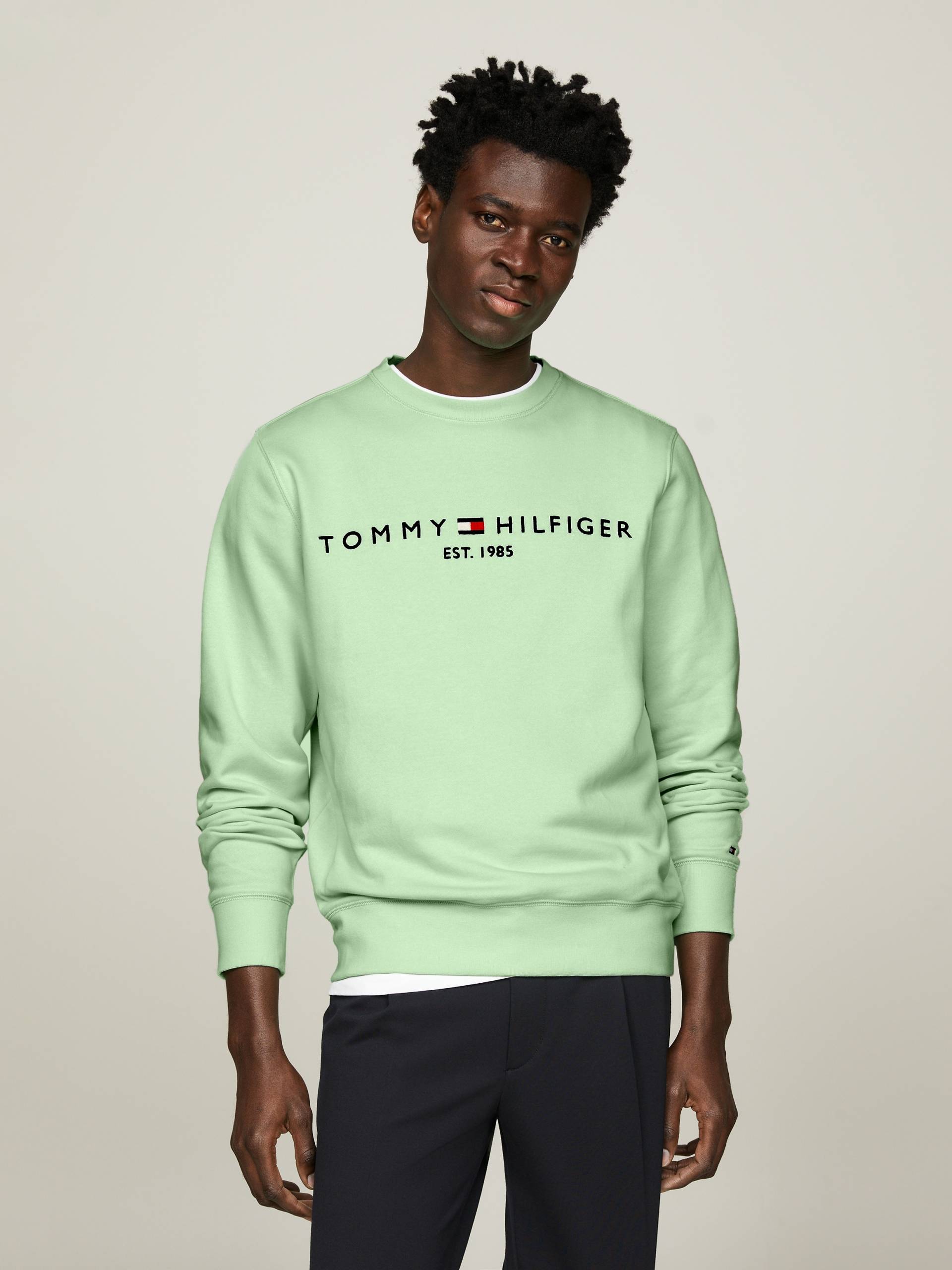 Tommy Hilfiger Sweatshirt »TOMMY LOGO SWEATSHIRT«, mit klassischem Rundhalsausschnitt von TOMMY HILFIGER