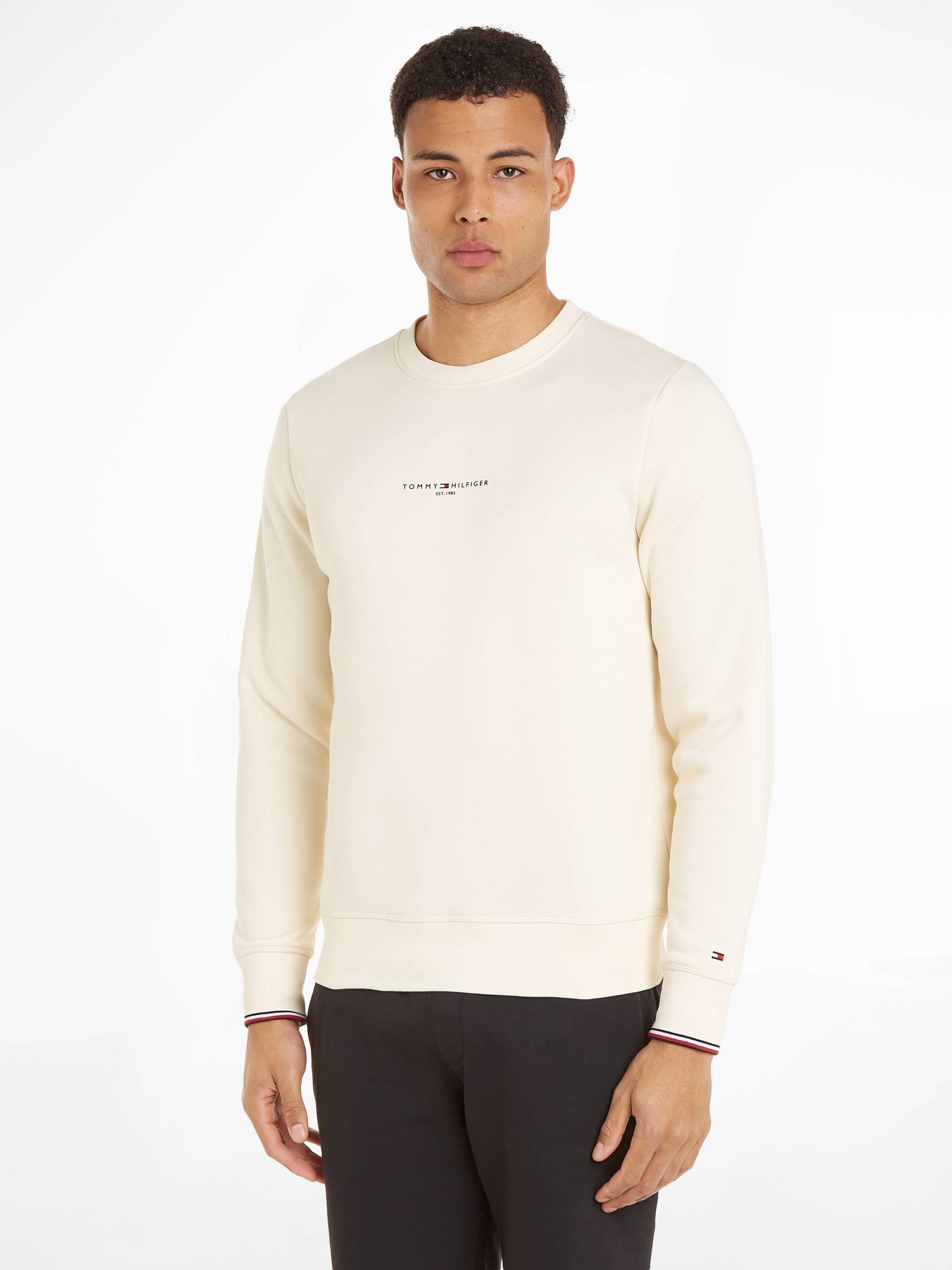 Tommy Hilfiger Sweatshirt »TOMMY LOGO TIPPED CREWNECK« von TOMMY HILFIGER